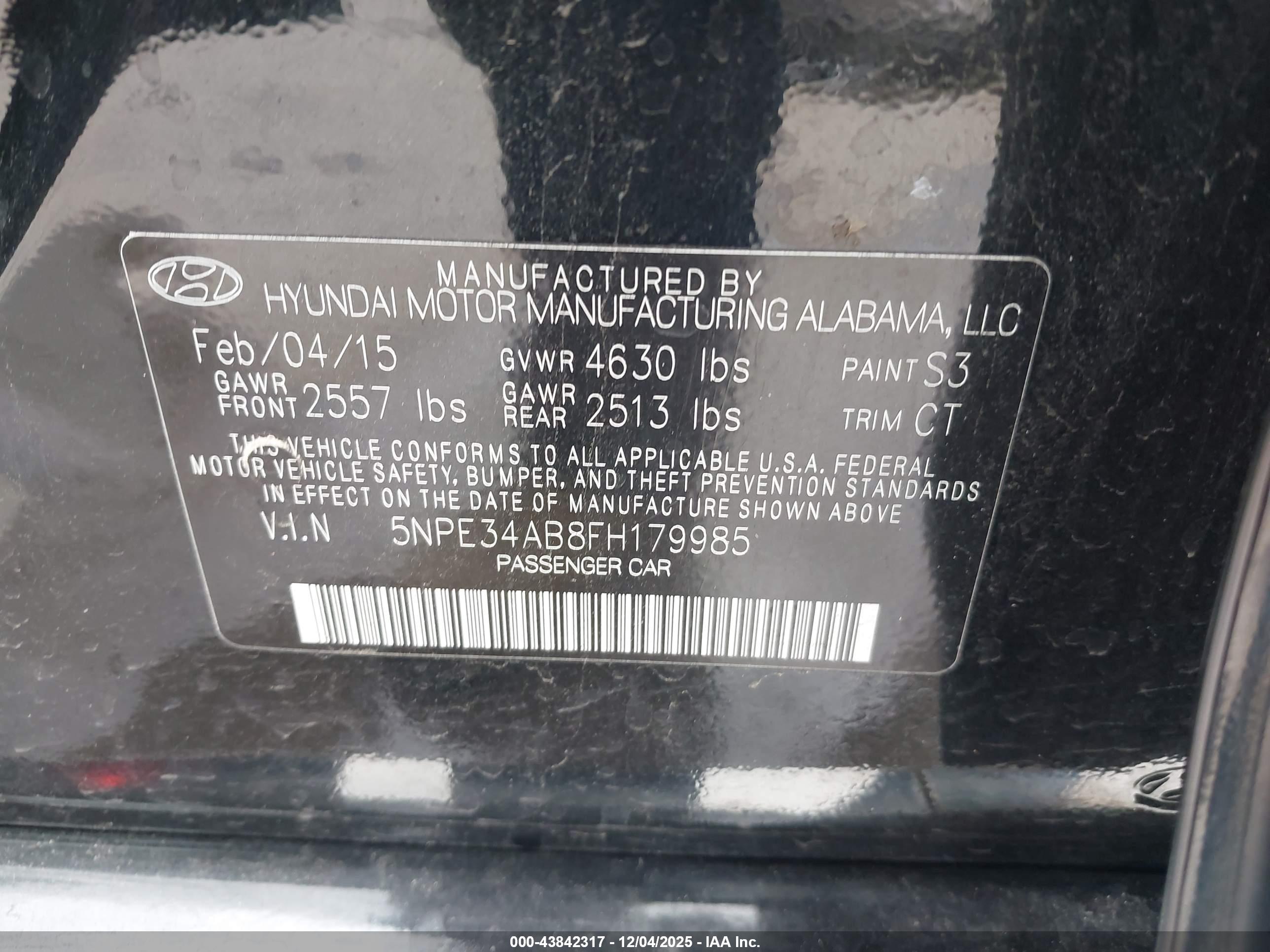 HYUNDAI SONATA image 9