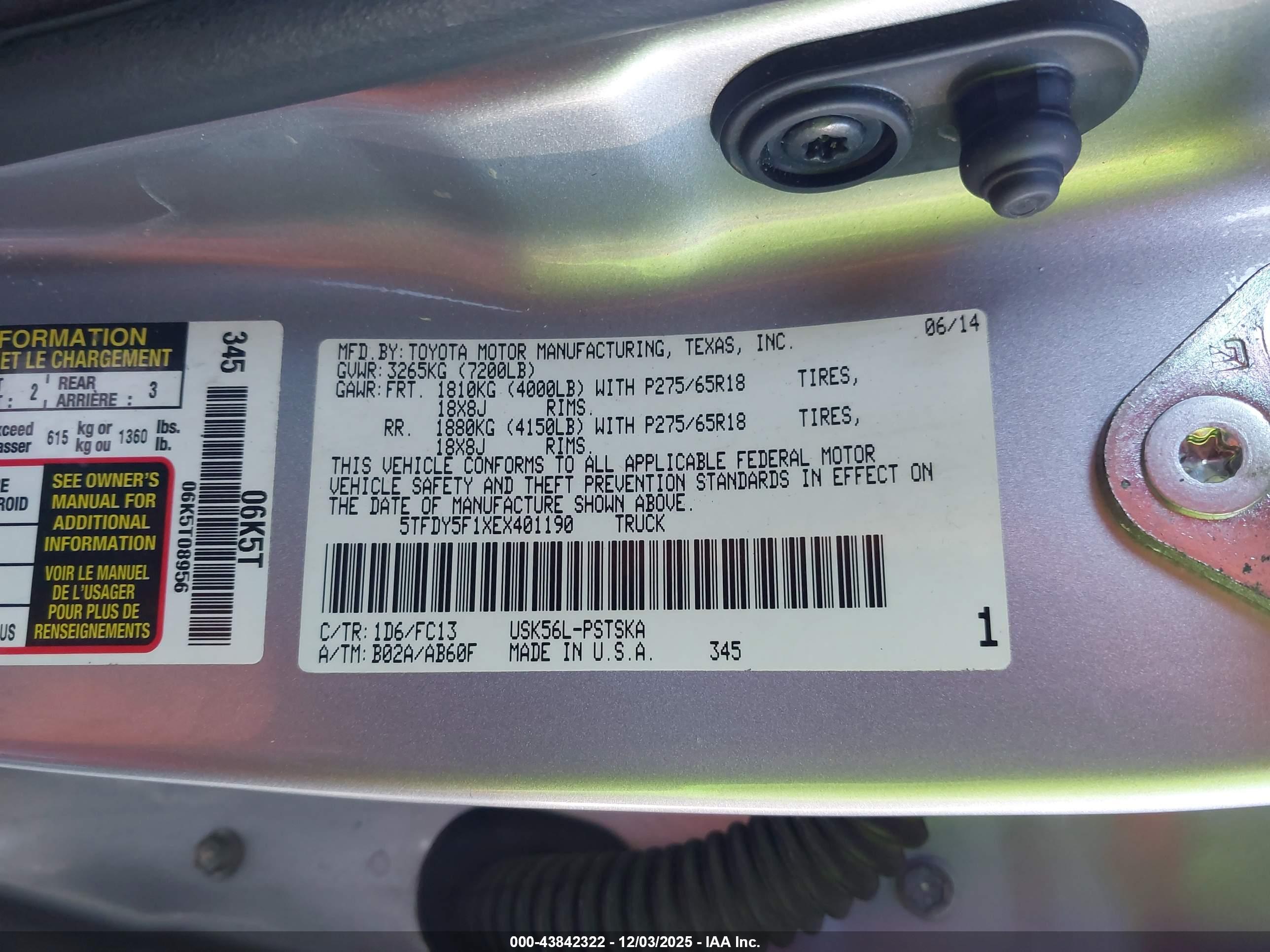 TOYOTA TUNDRA image 9