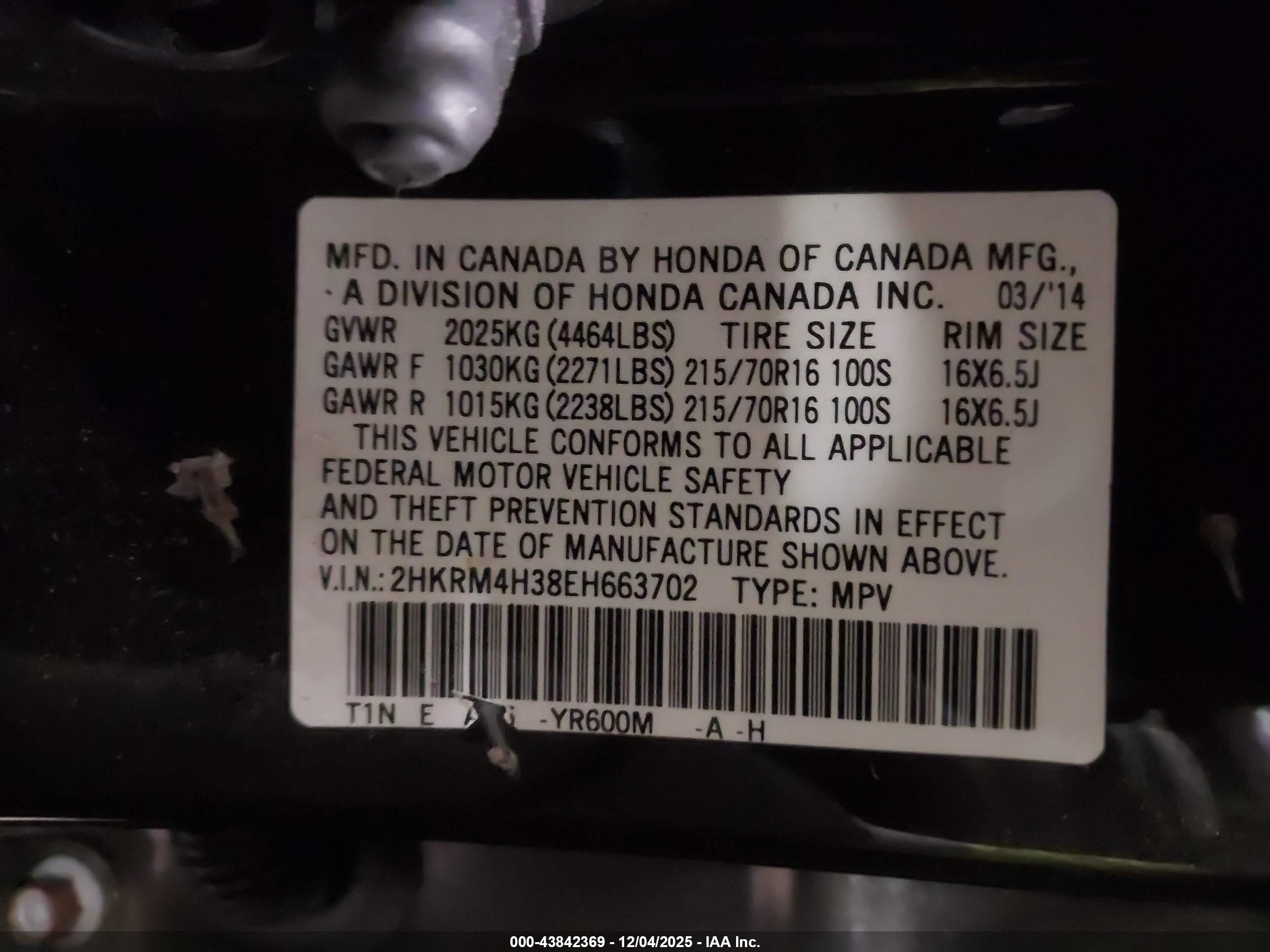 HONDA CR-V image 9