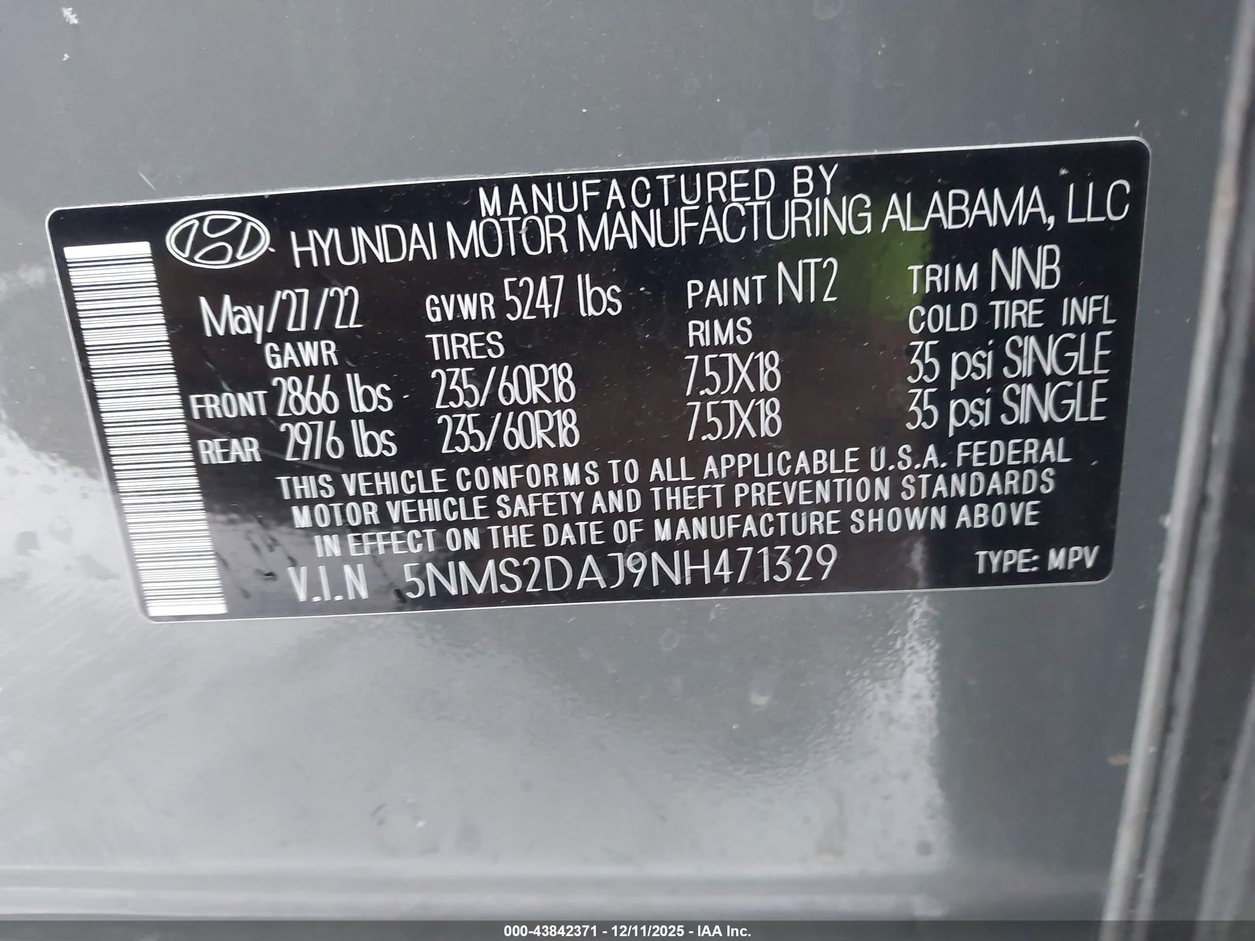 HYUNDAI SANTA image 9