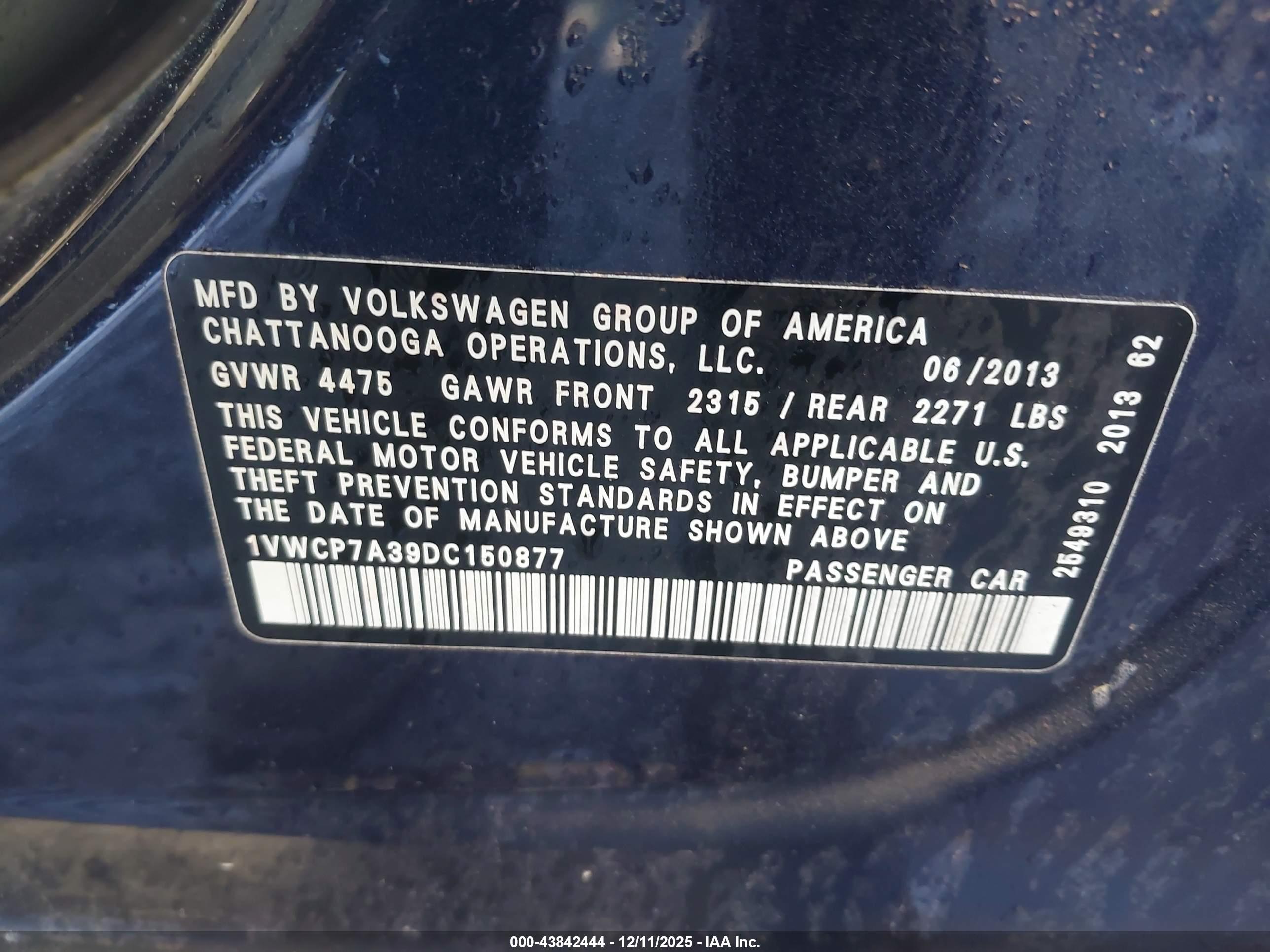 VOLKSWAGEN PASSAT image 9