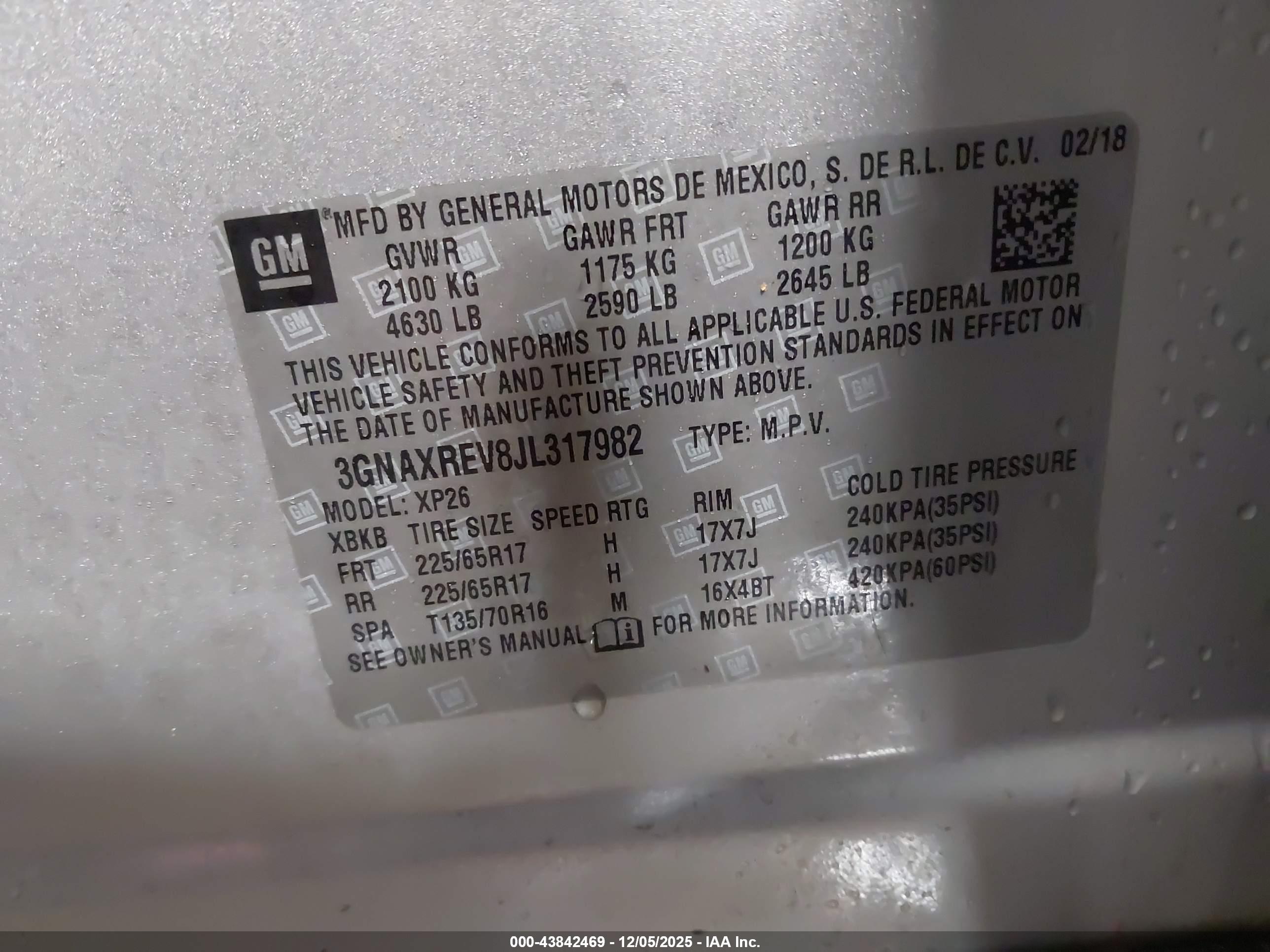 CHEVROLET EQUINOX image 9