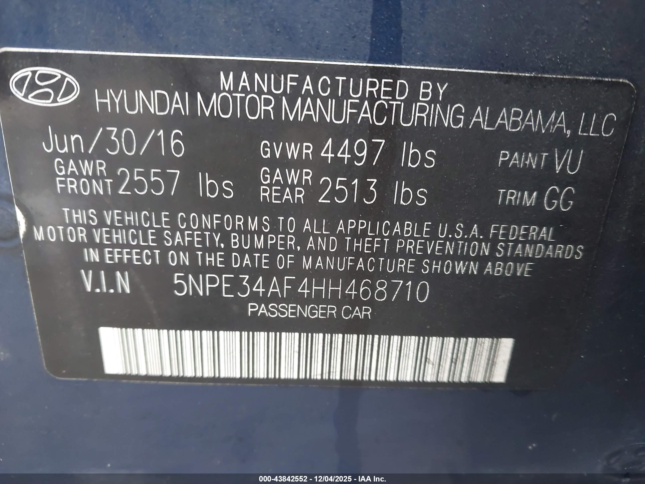 HYUNDAI SONATA image 9
