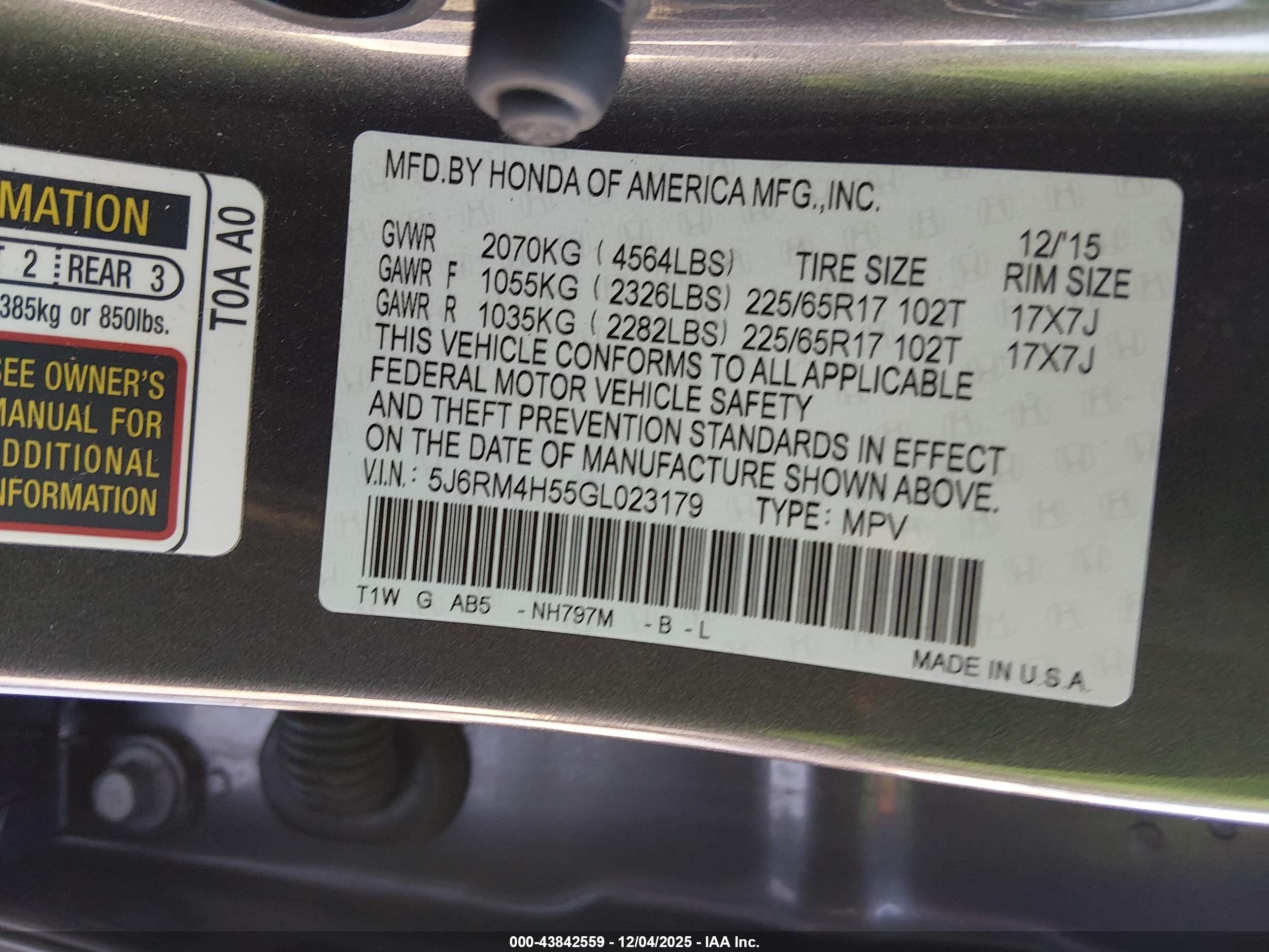 HONDA CR-V image 9