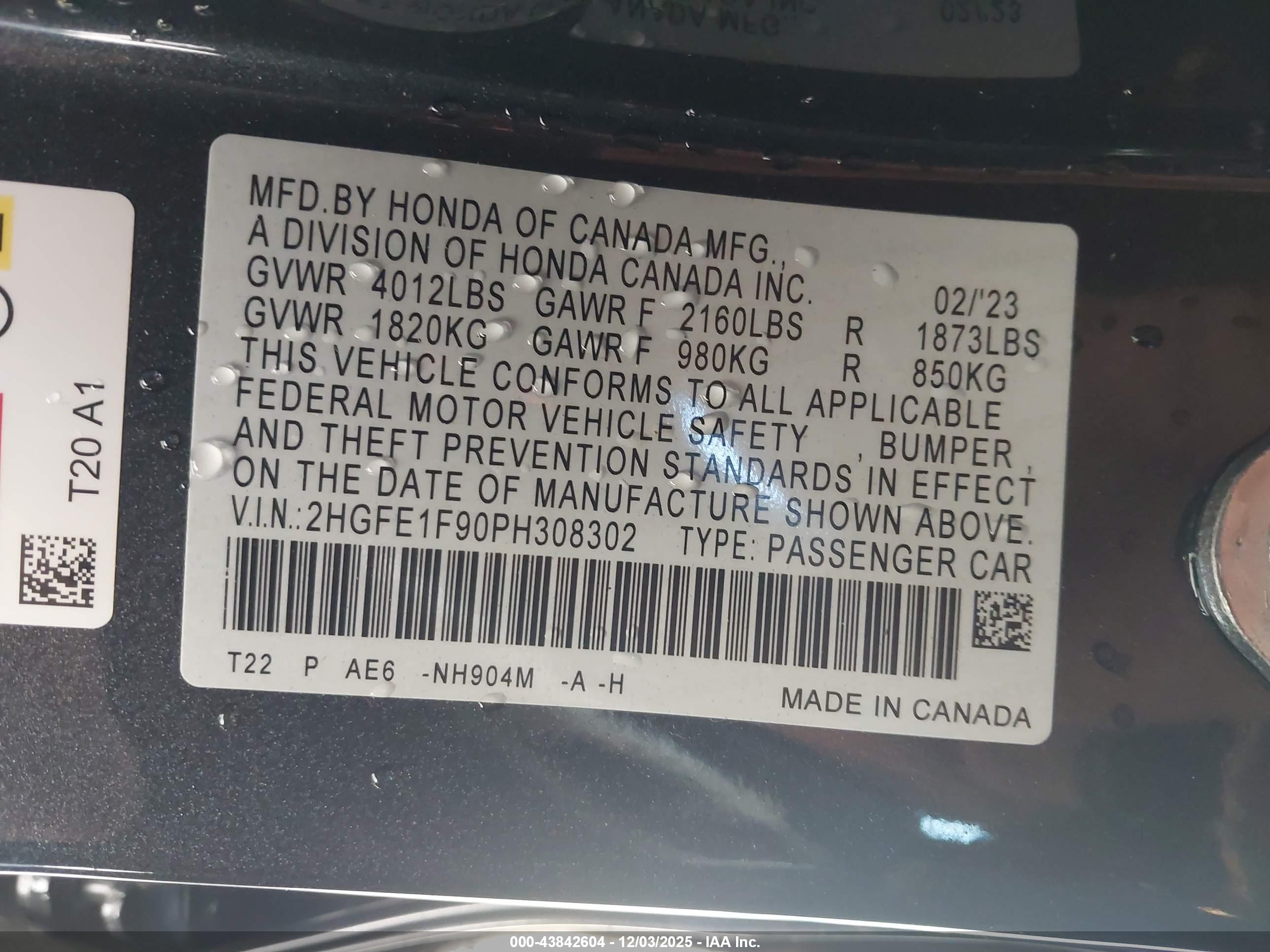 HONDA CIVIC image 9