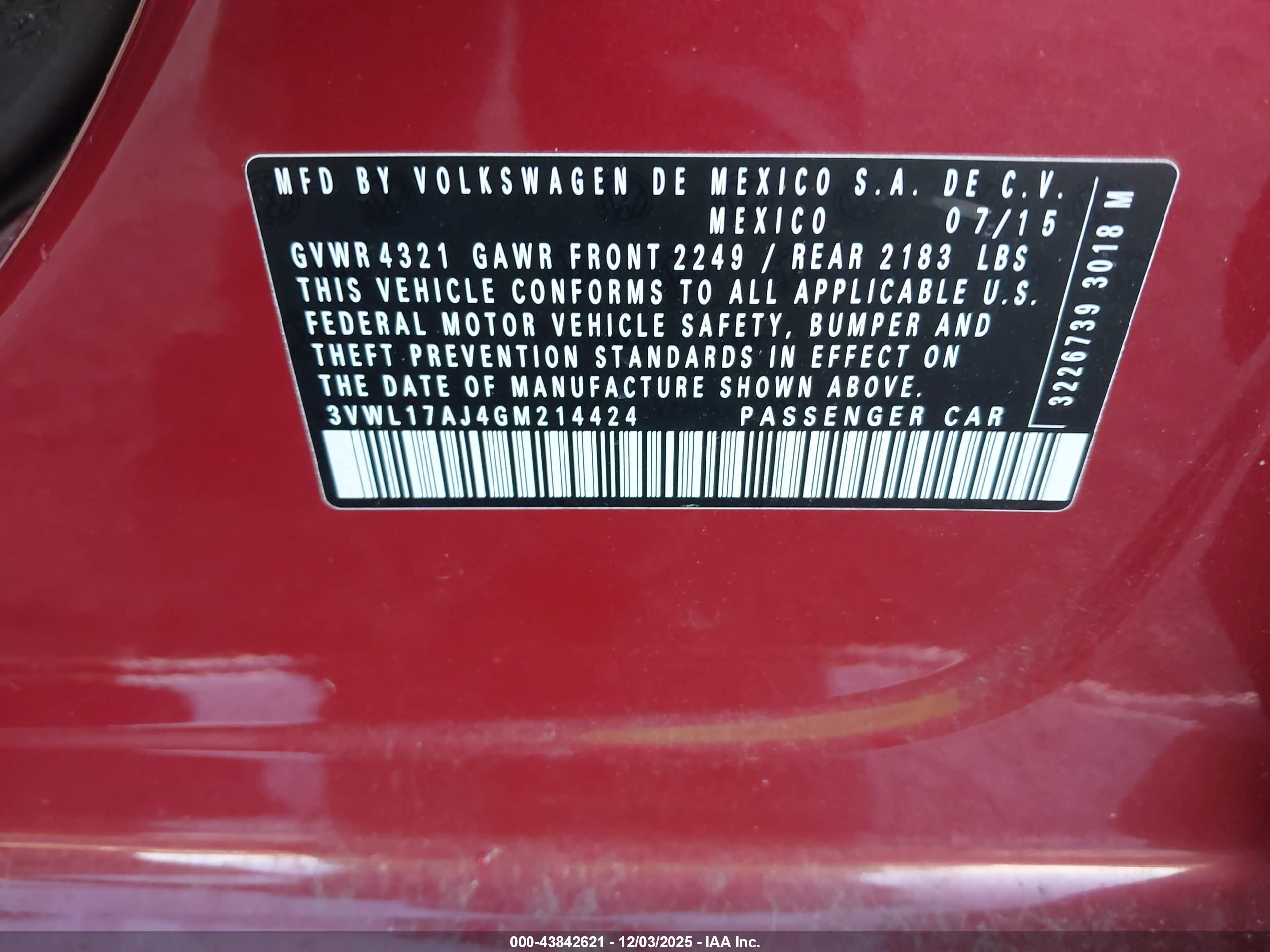 VOLKSWAGEN JETTA image 9