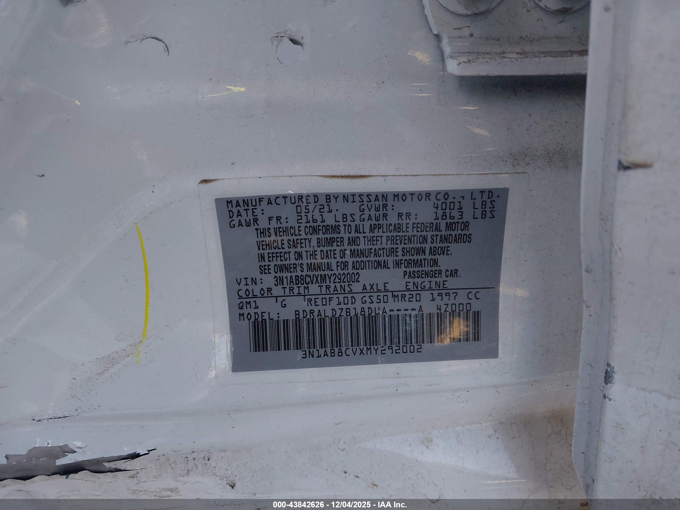 NISSAN SENTRA image 9