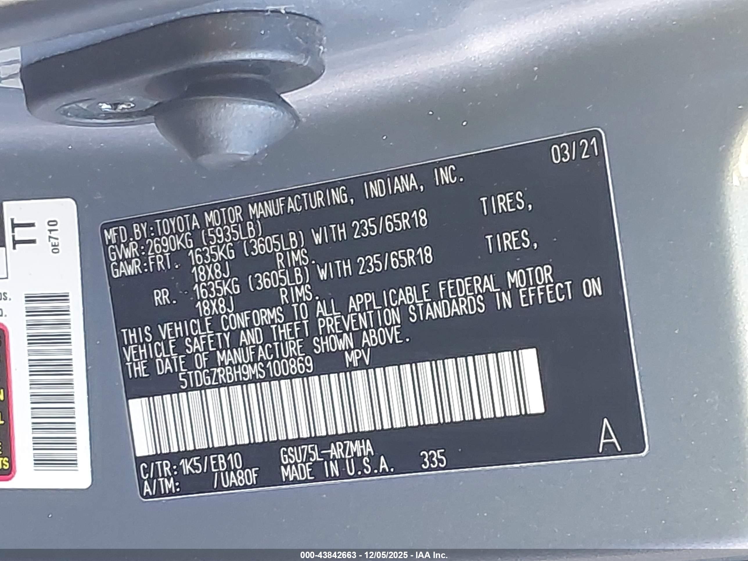 TOYOTA HIGHLANDER image 9