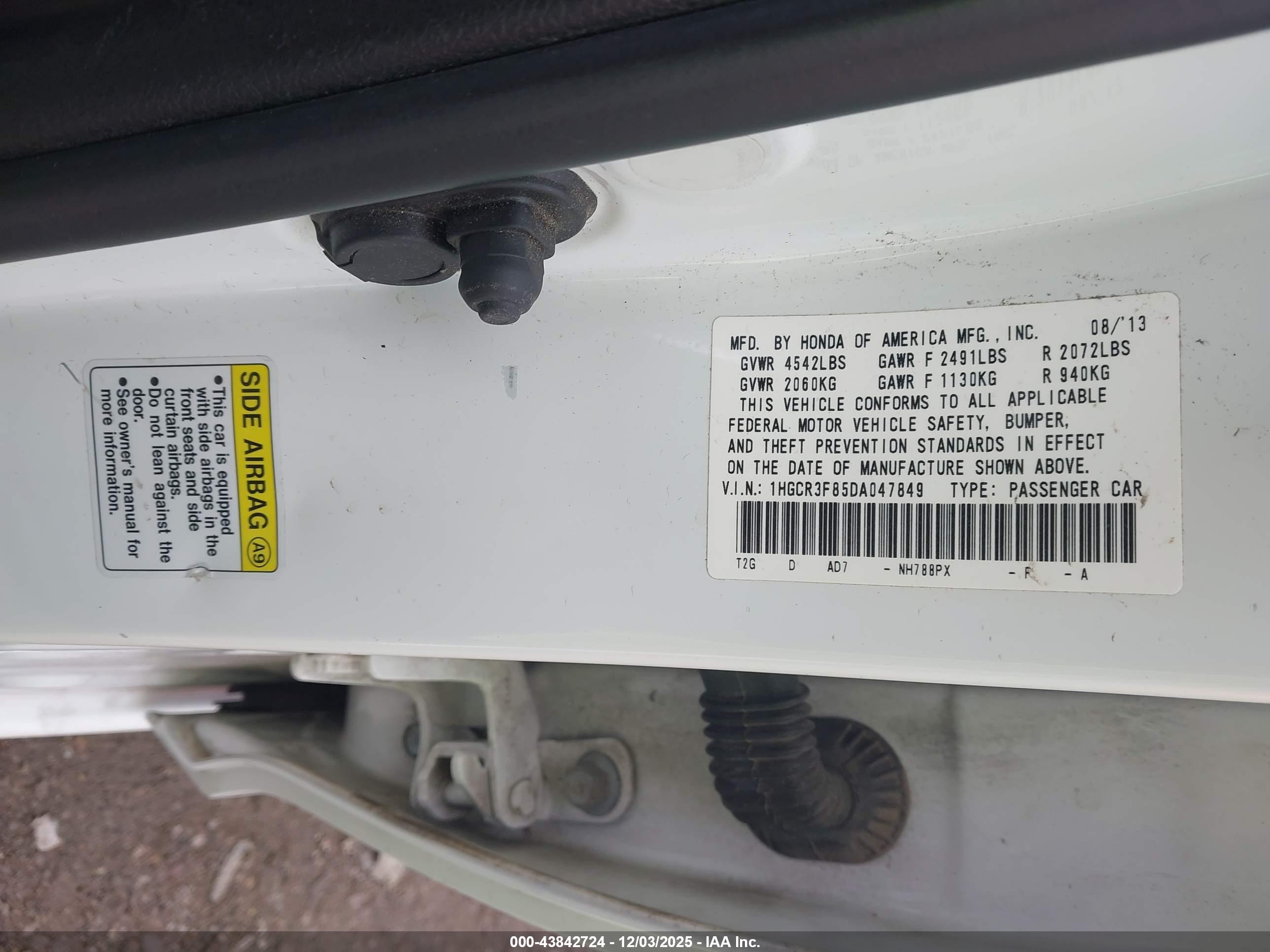 HONDA ACCORD image 9