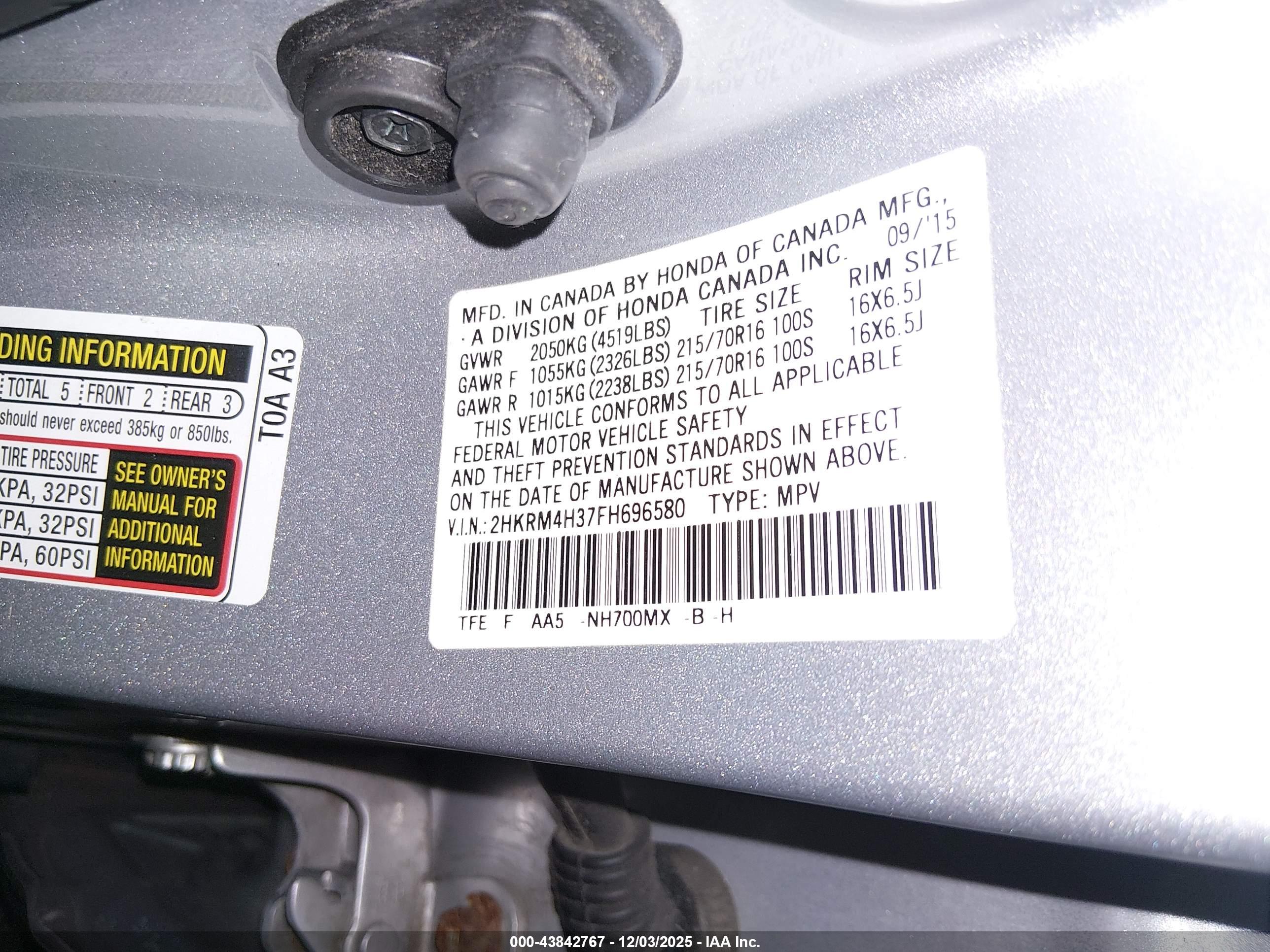 HONDA CR-V image 9