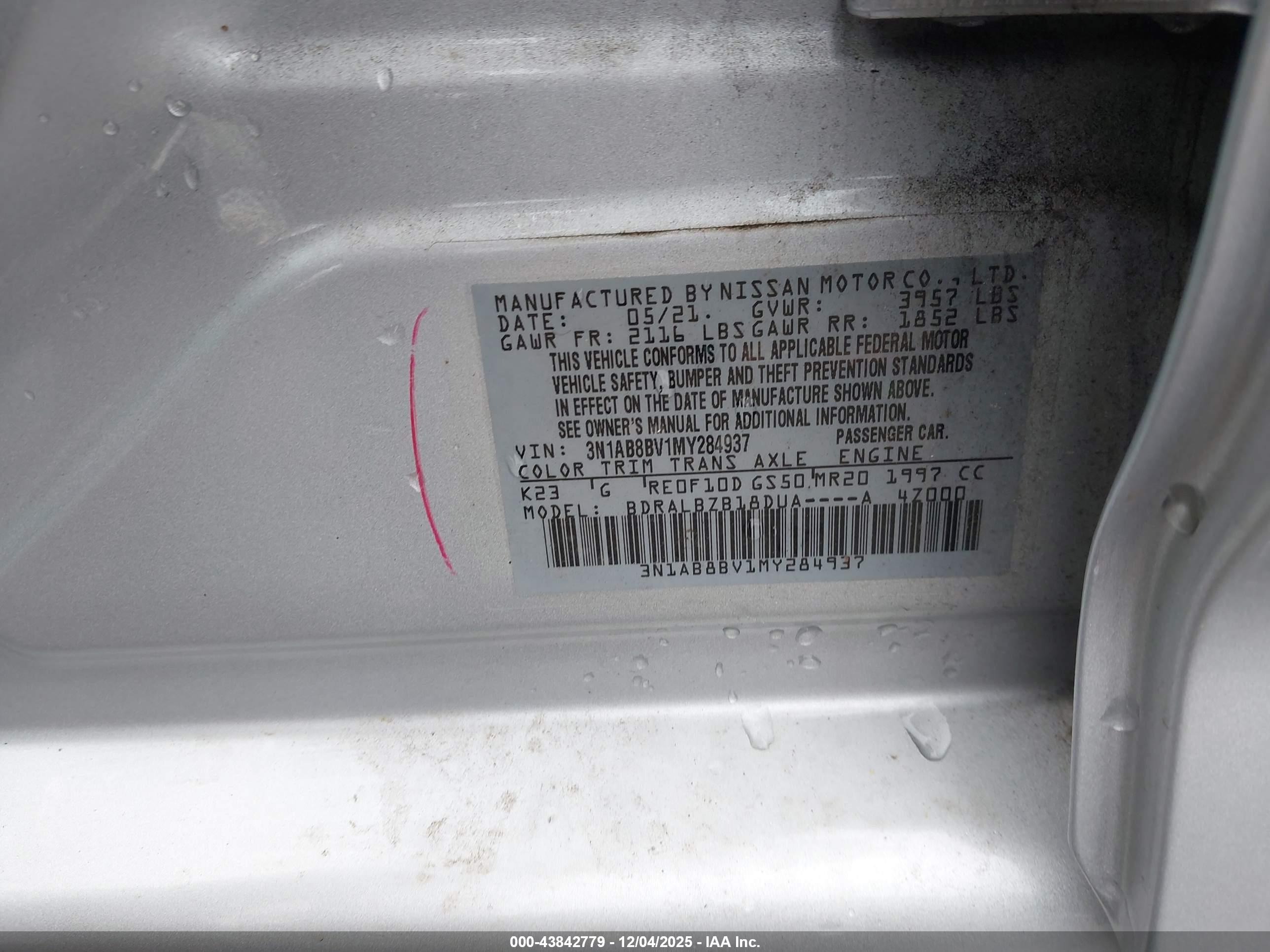 NISSAN SENTRA image 9