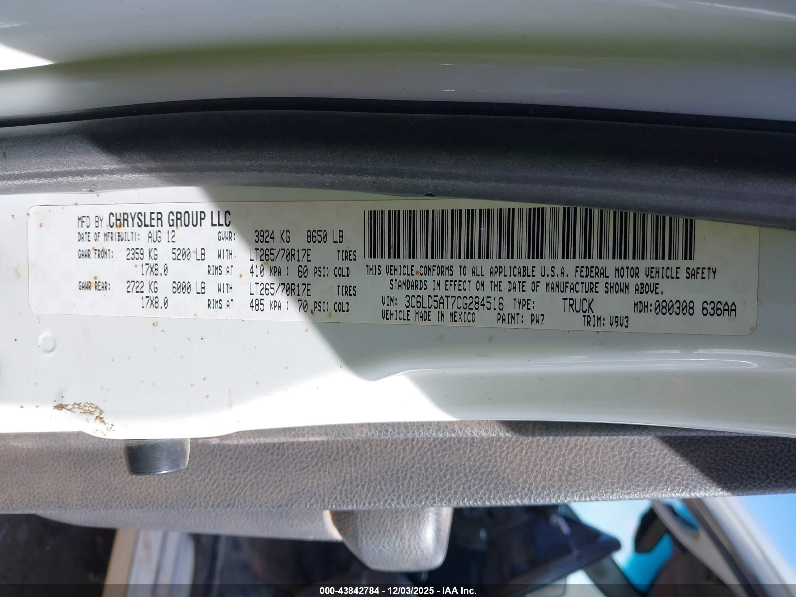 RAM 2500 image 9