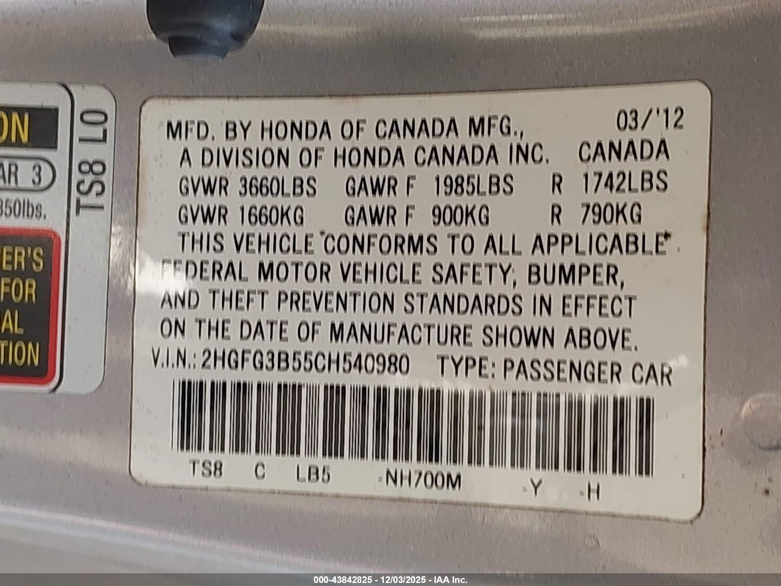 HONDA CIVIC image 9