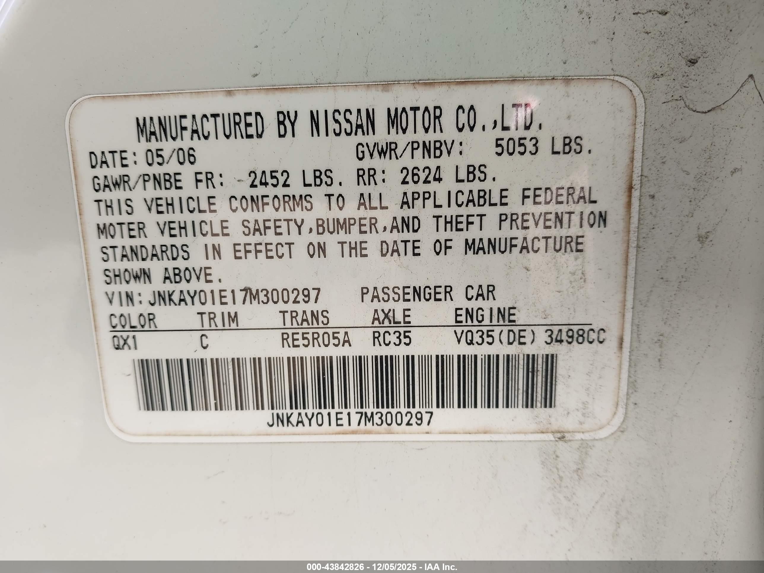 INFINITI M35 image 9