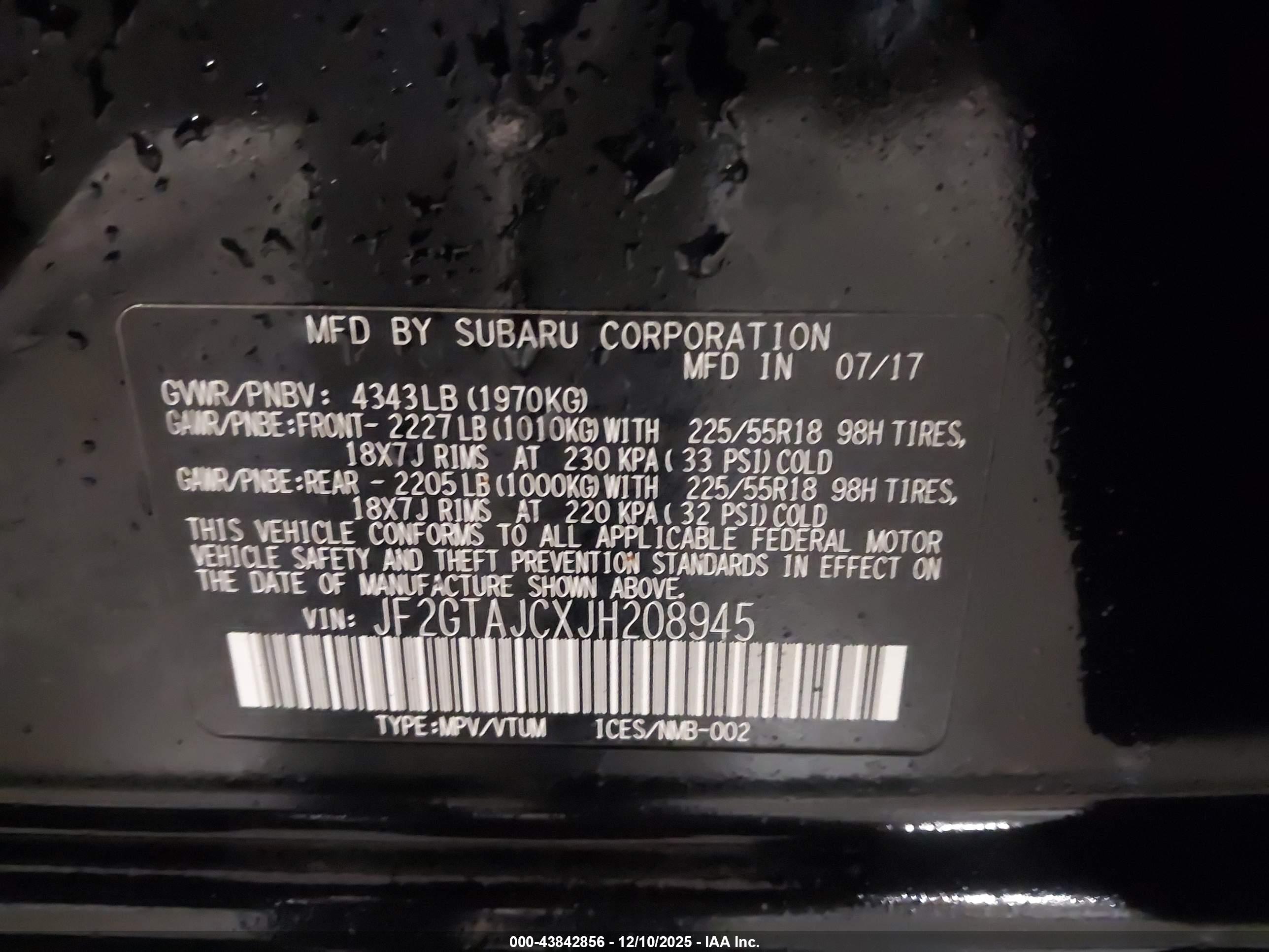 SUBARU CROSSTREK image 9