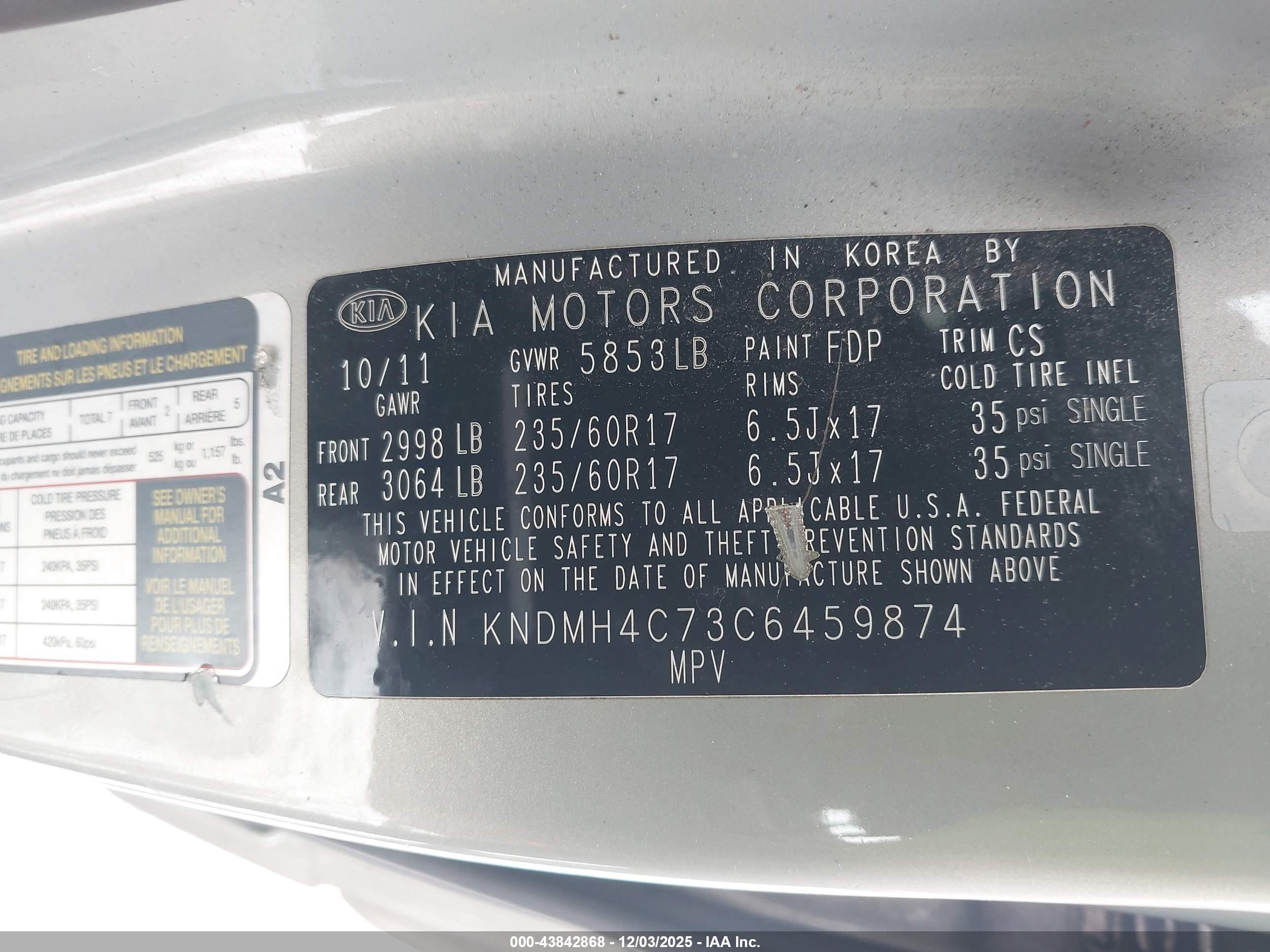 KIA SEDONA image 9