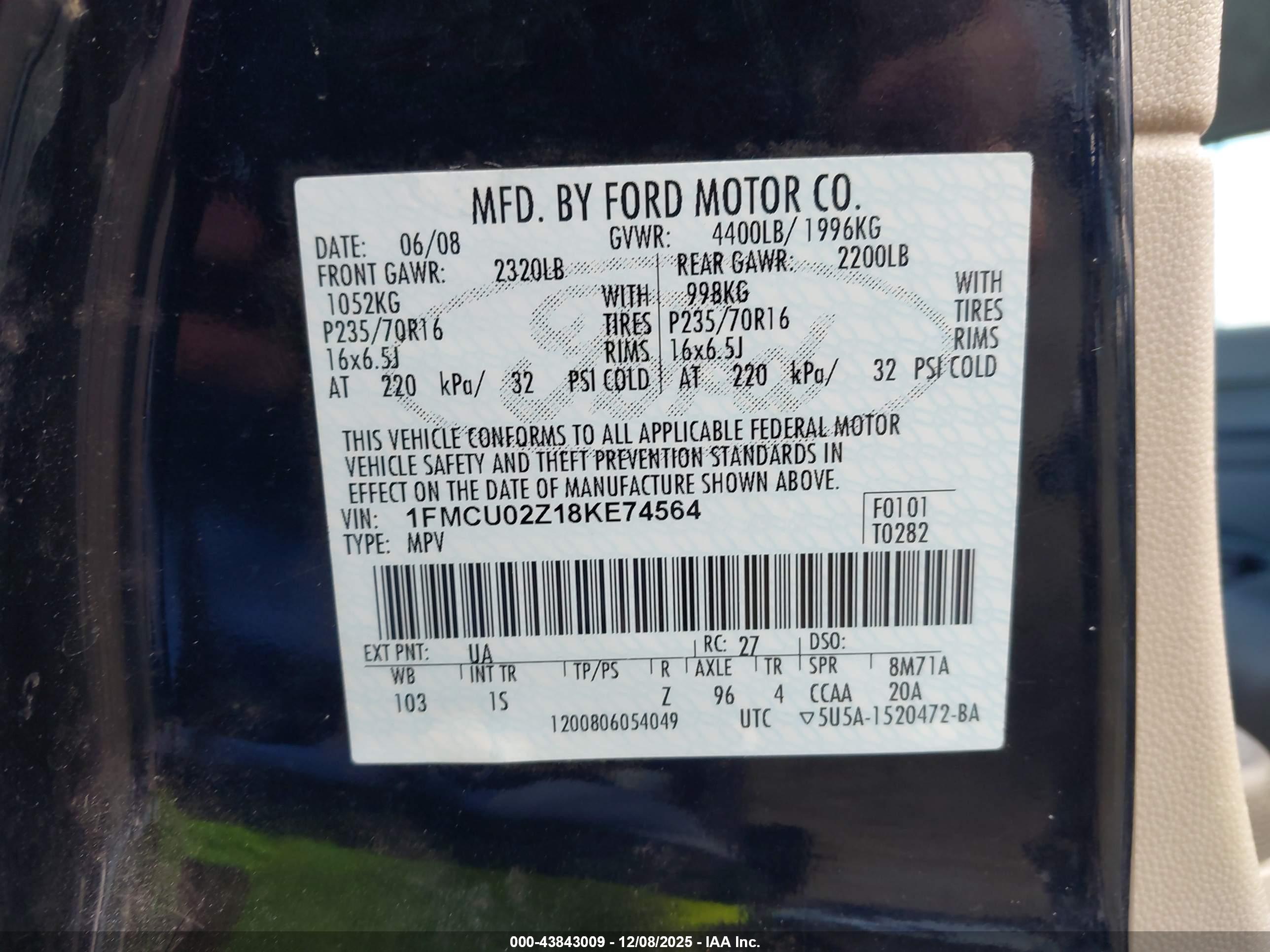 FORD ESCAPE image 9