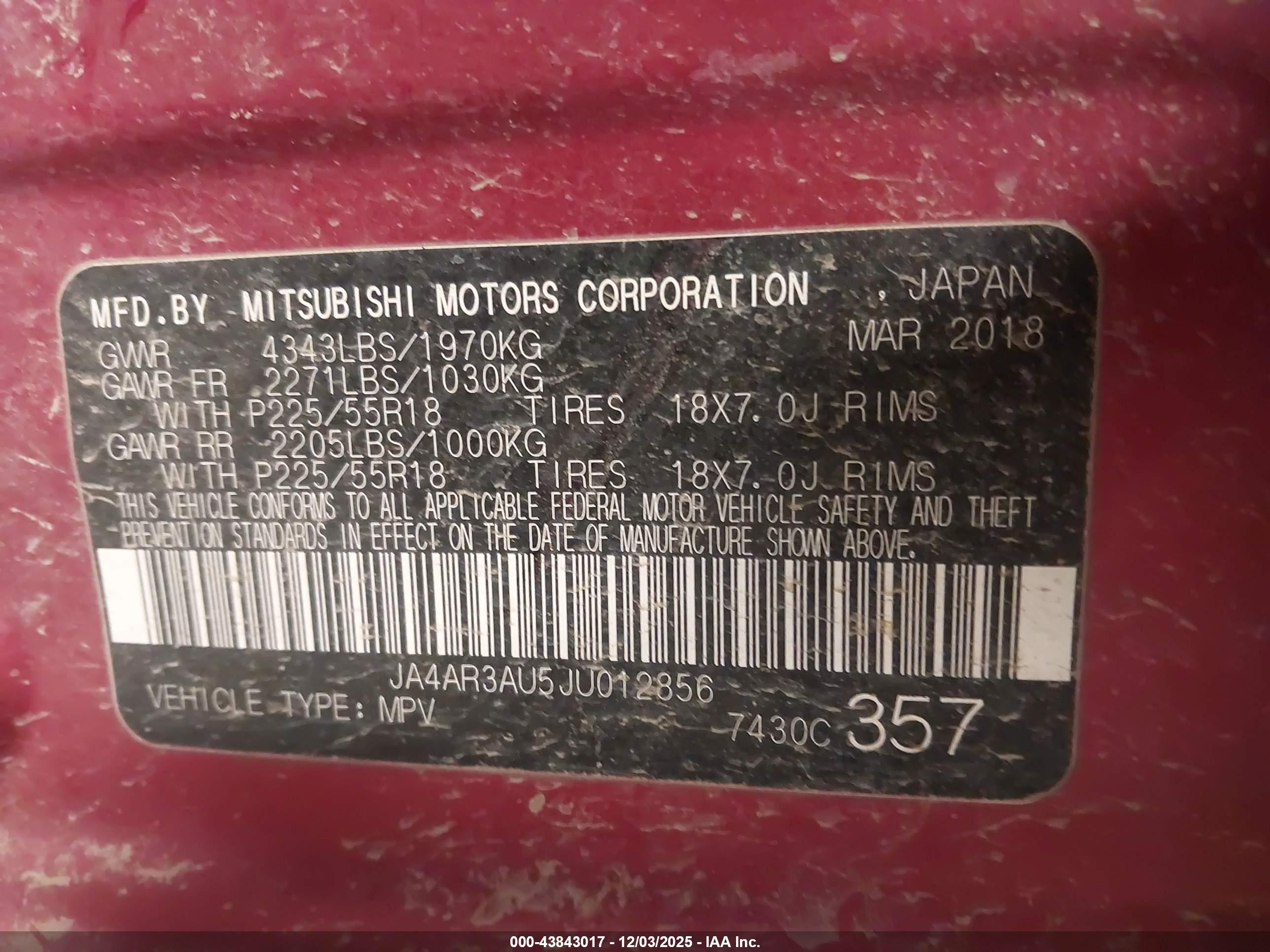 MITSUBISHI OUTLANDER image 9