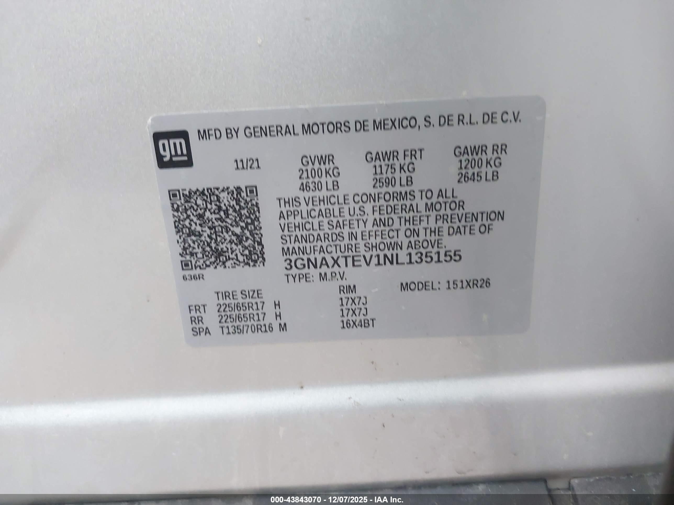 CHEVROLET EQUINOX image 9