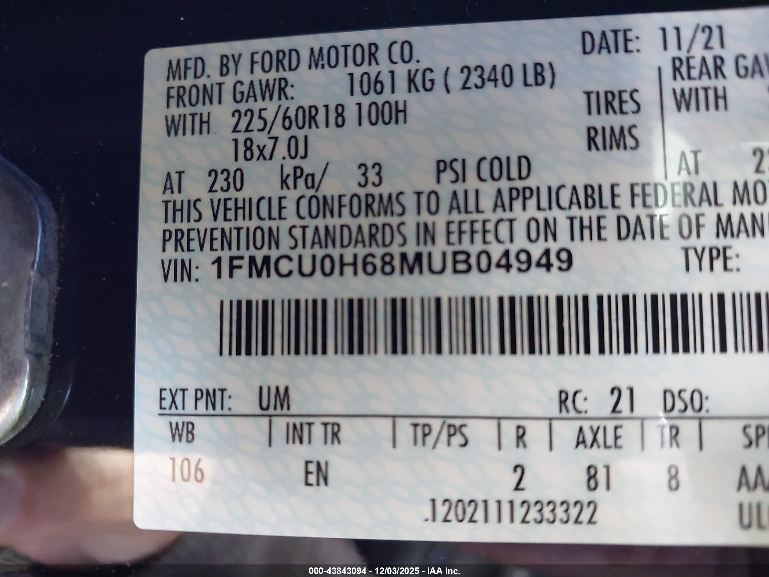 FORD ESCAPE image 9