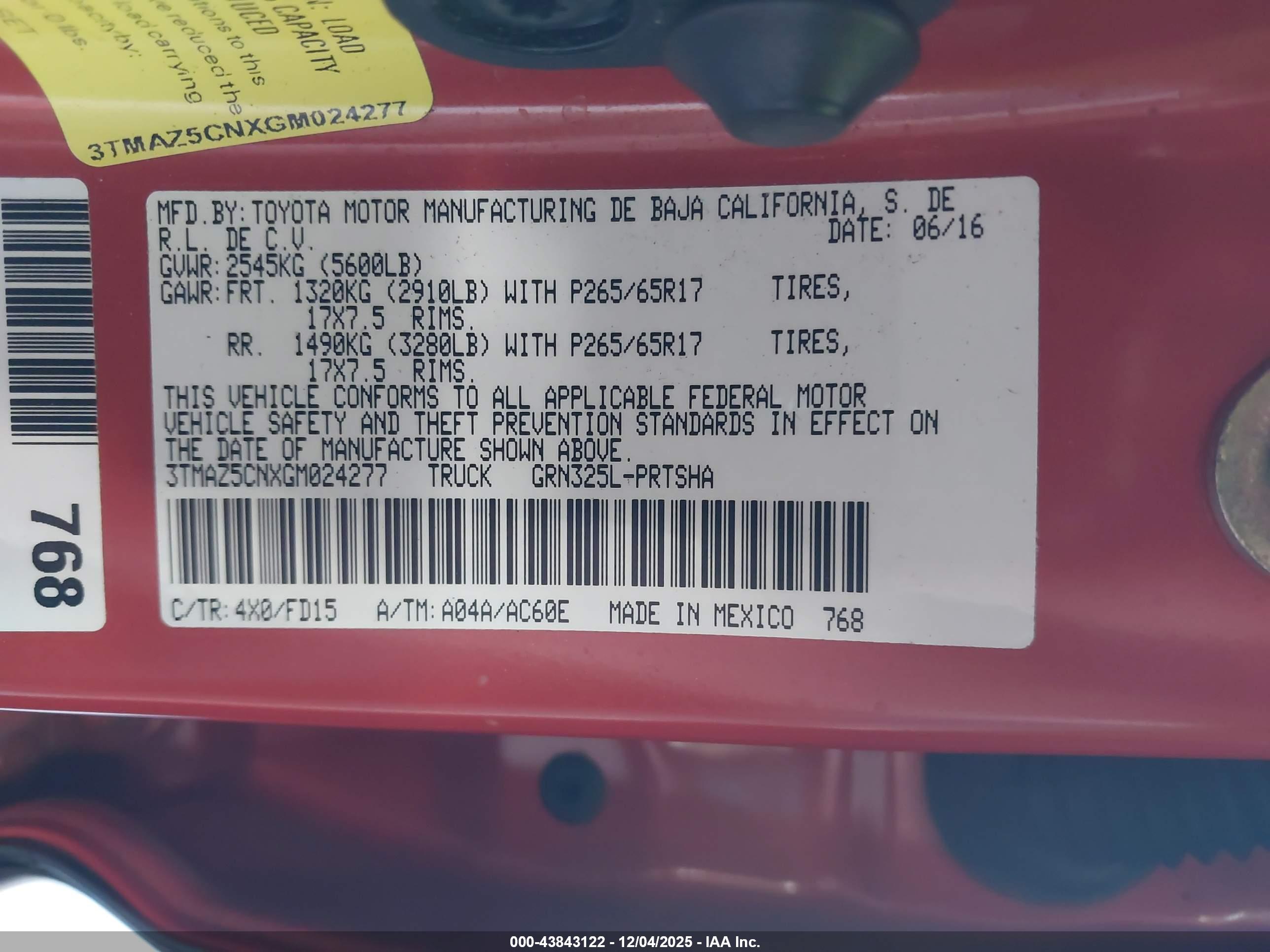 TOYOTA TACOMA image 9