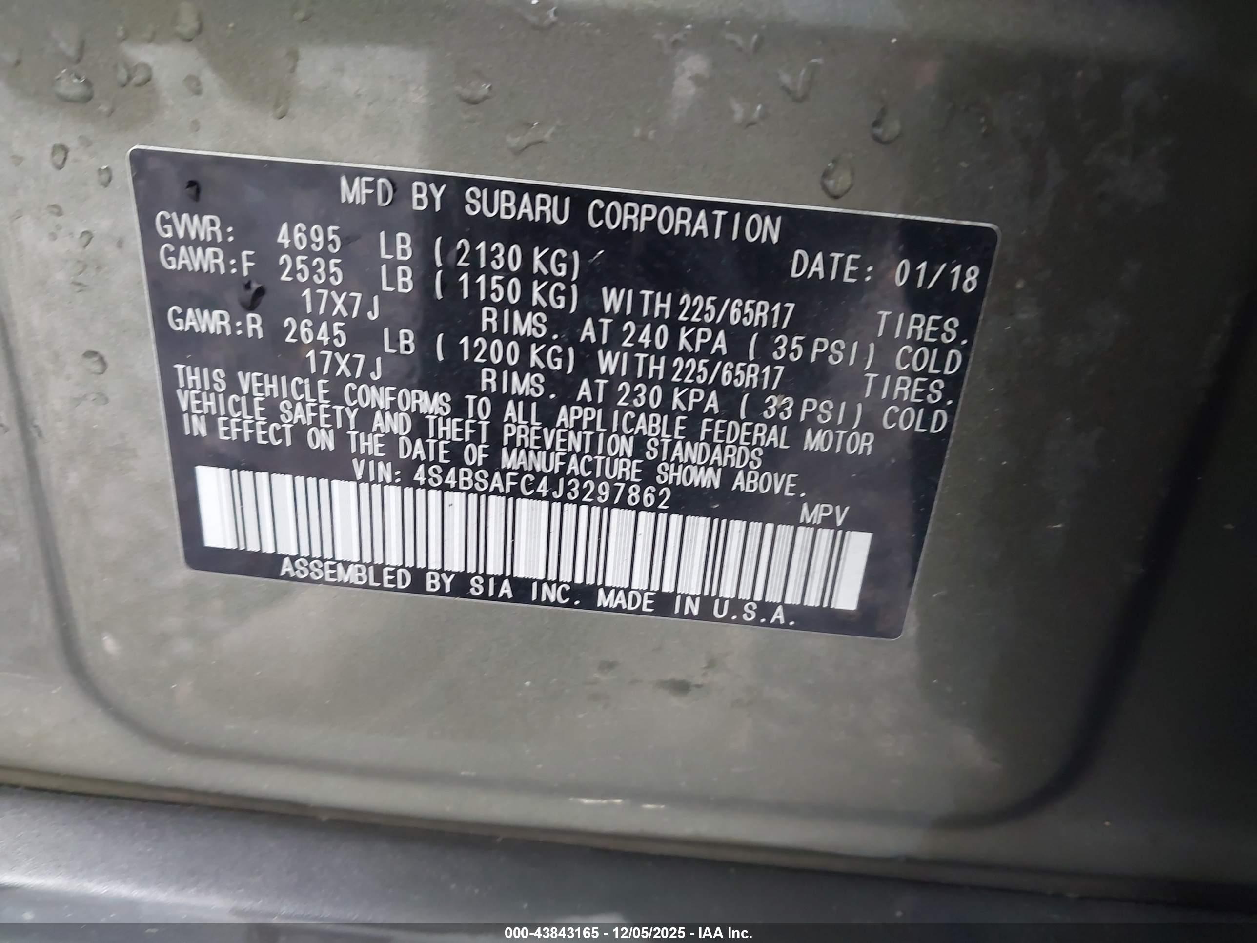 SUBARU OUTBACK image 9