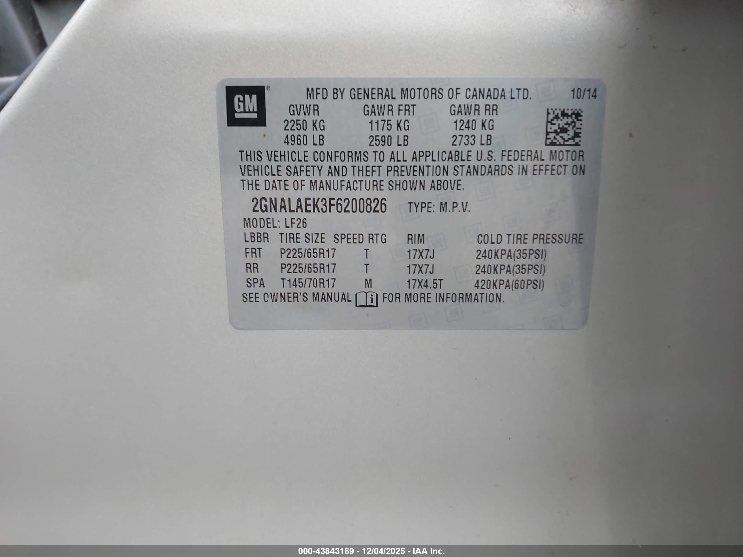 CHEVROLET EQUINOX image 9