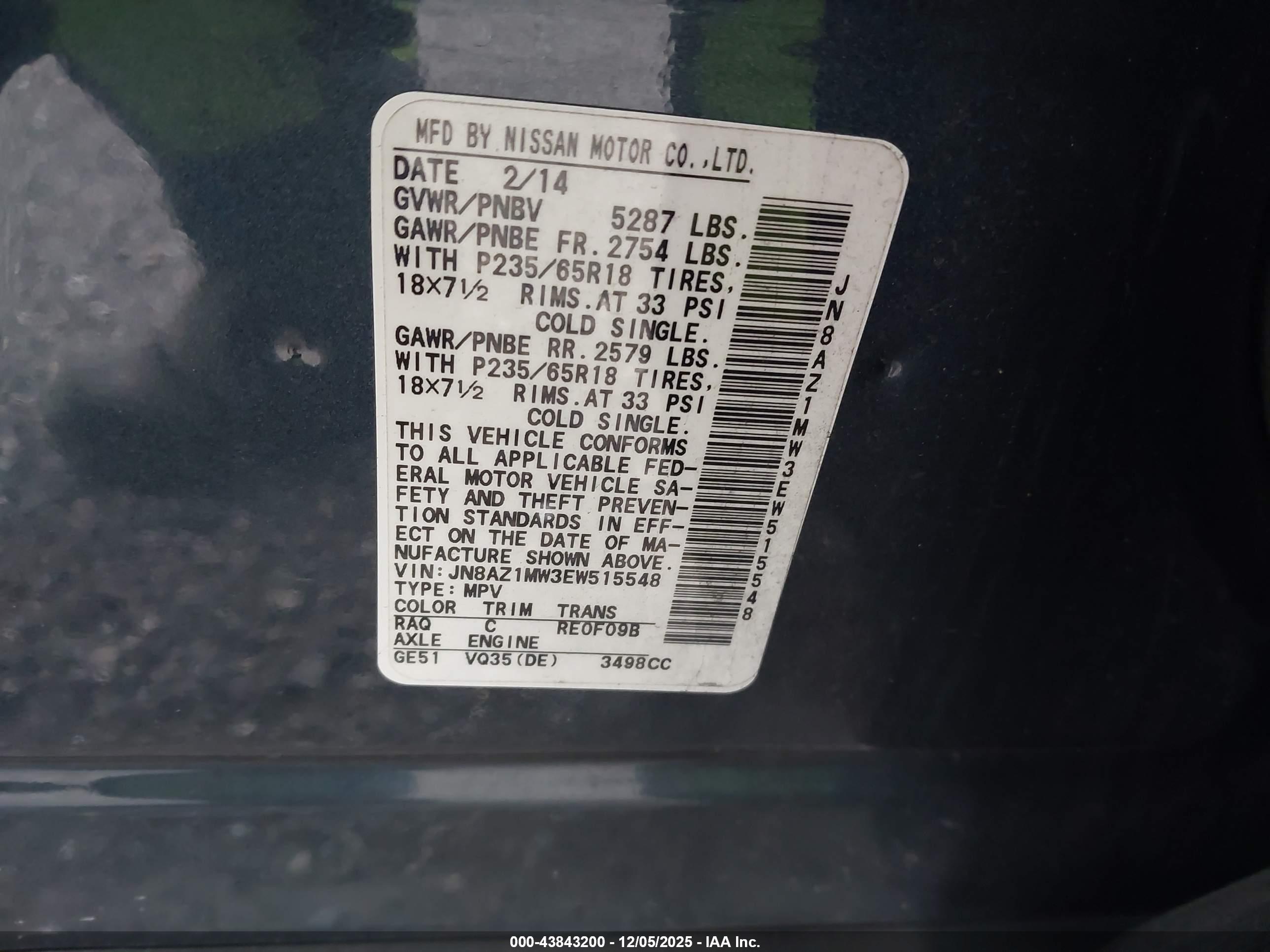 NISSAN MURANO image 9