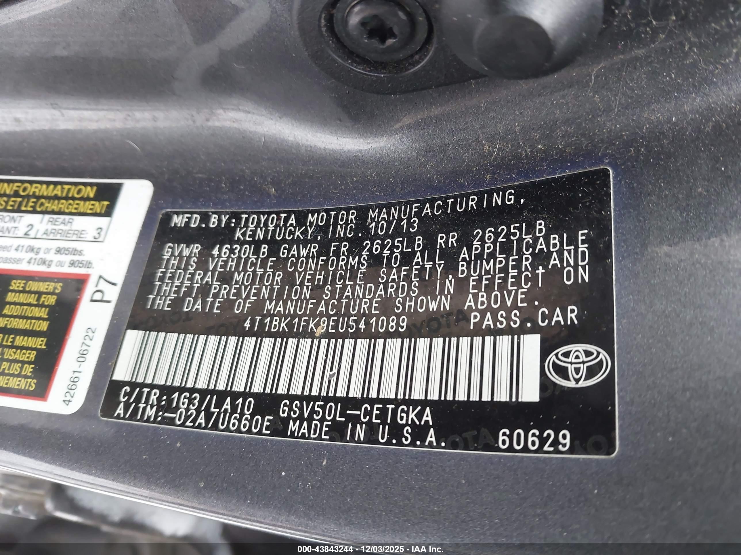 TOYOTA CAMRY image 9