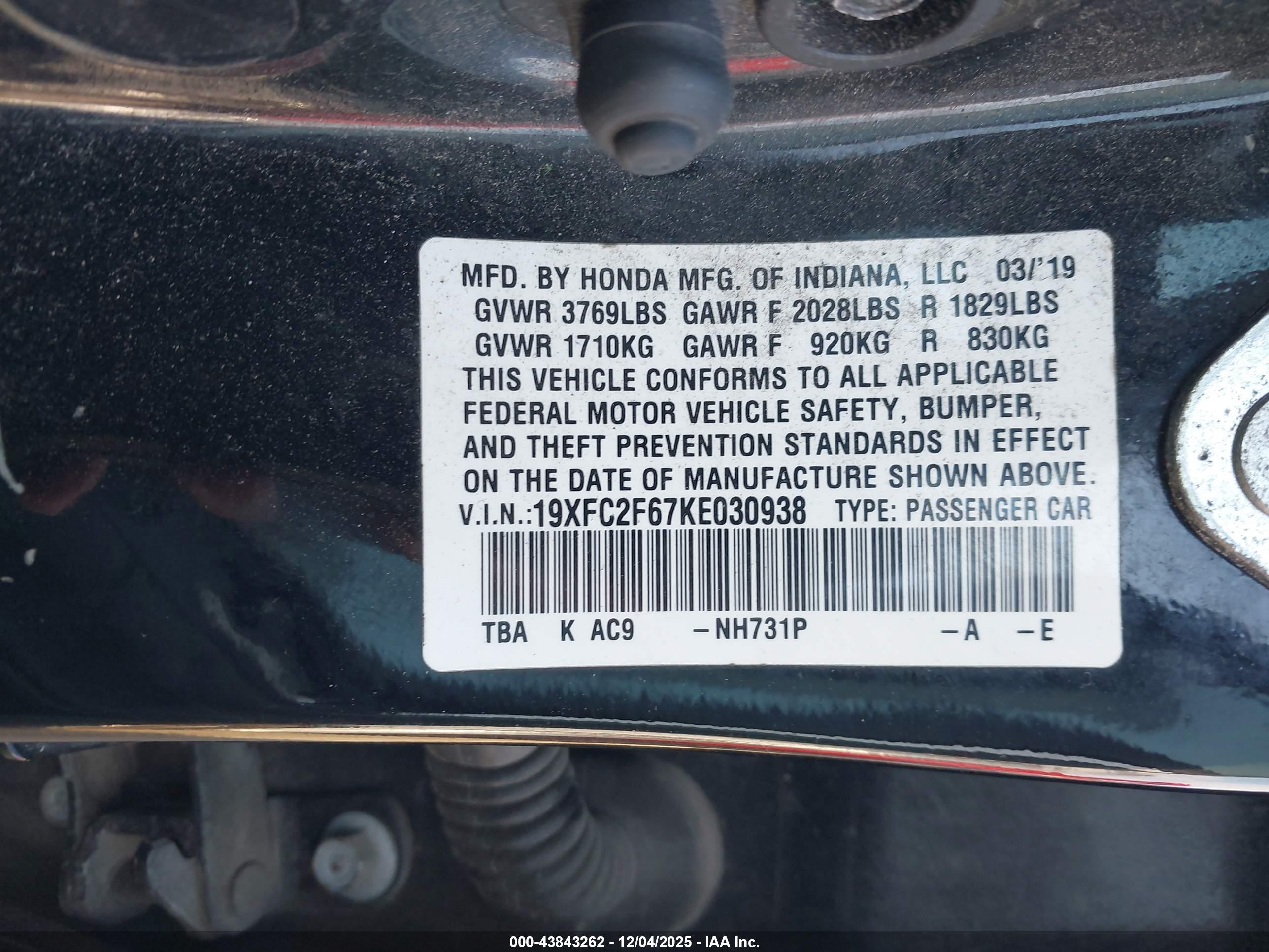 HONDA CIVIC image 9