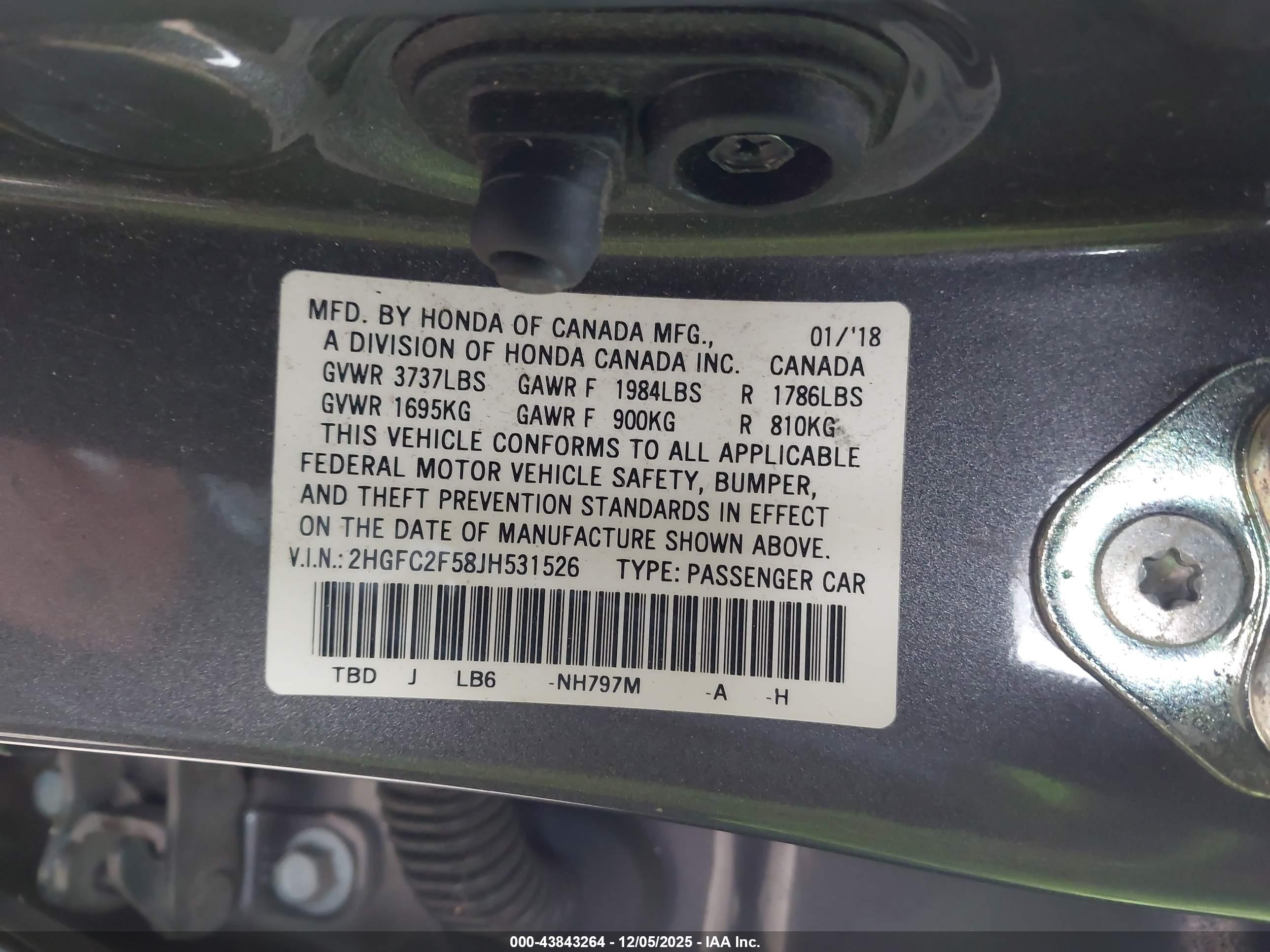 HONDA CIVIC image 9