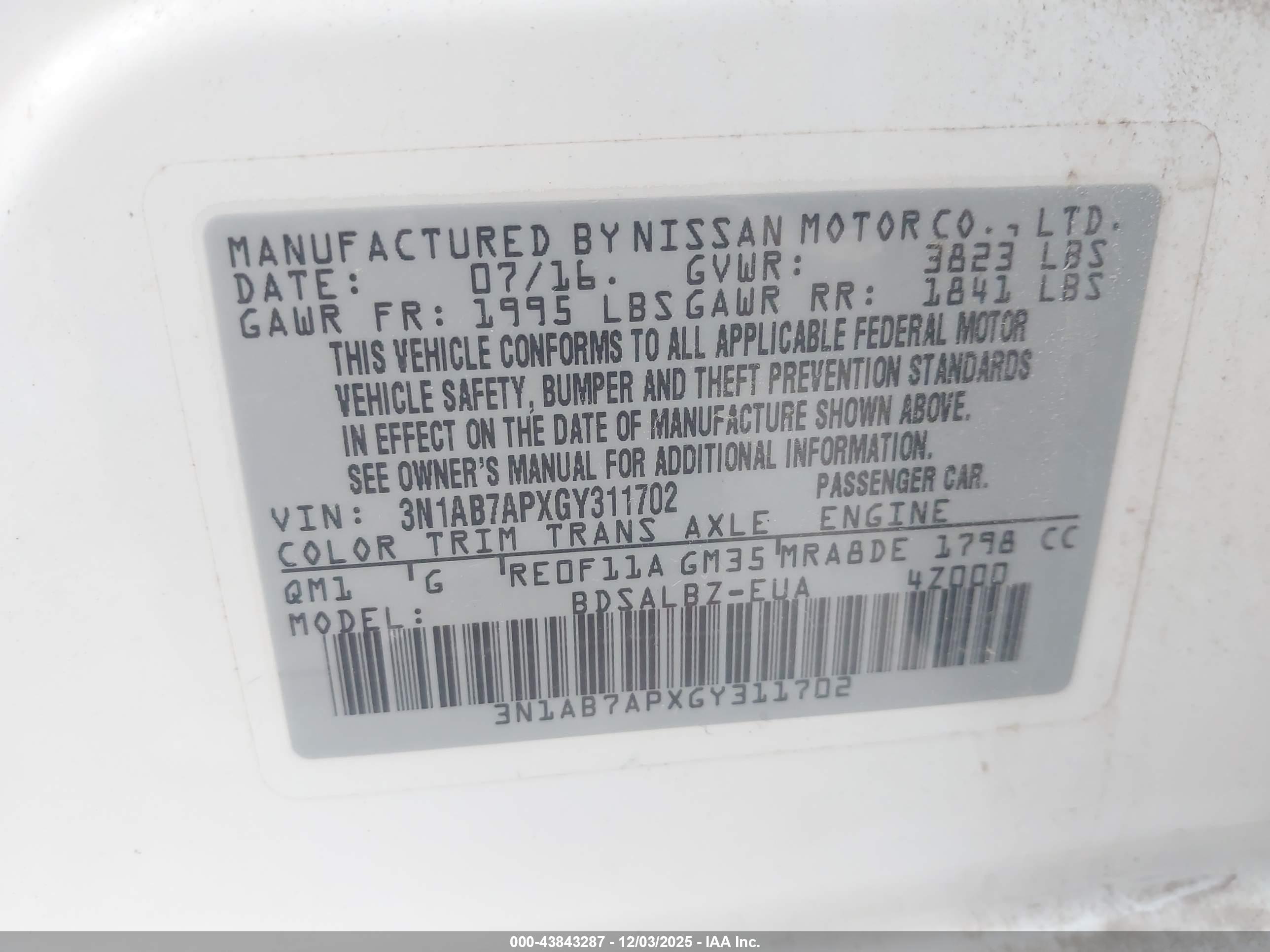 NISSAN SENTRA image 9