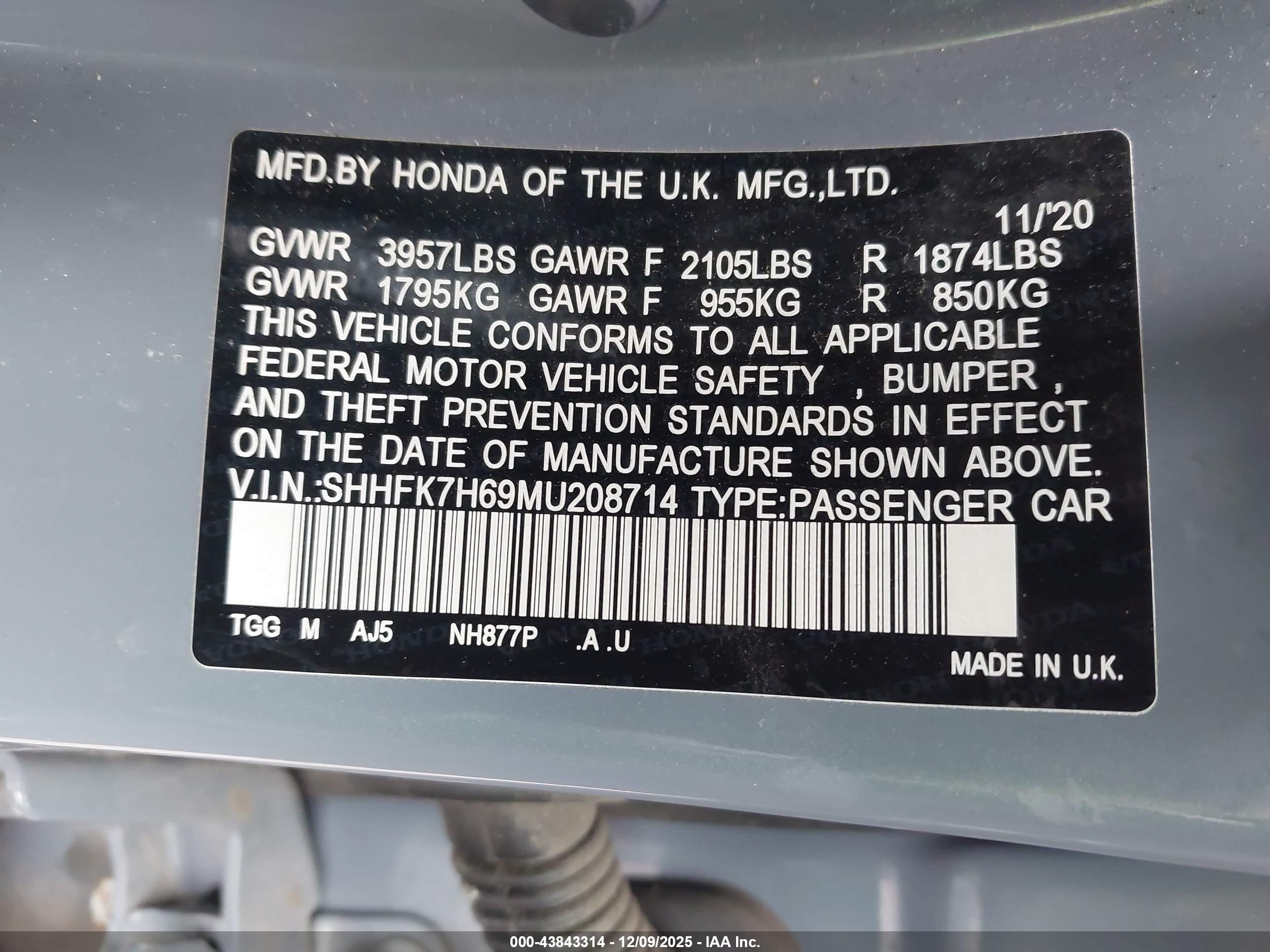 HONDA CIVIC image 9