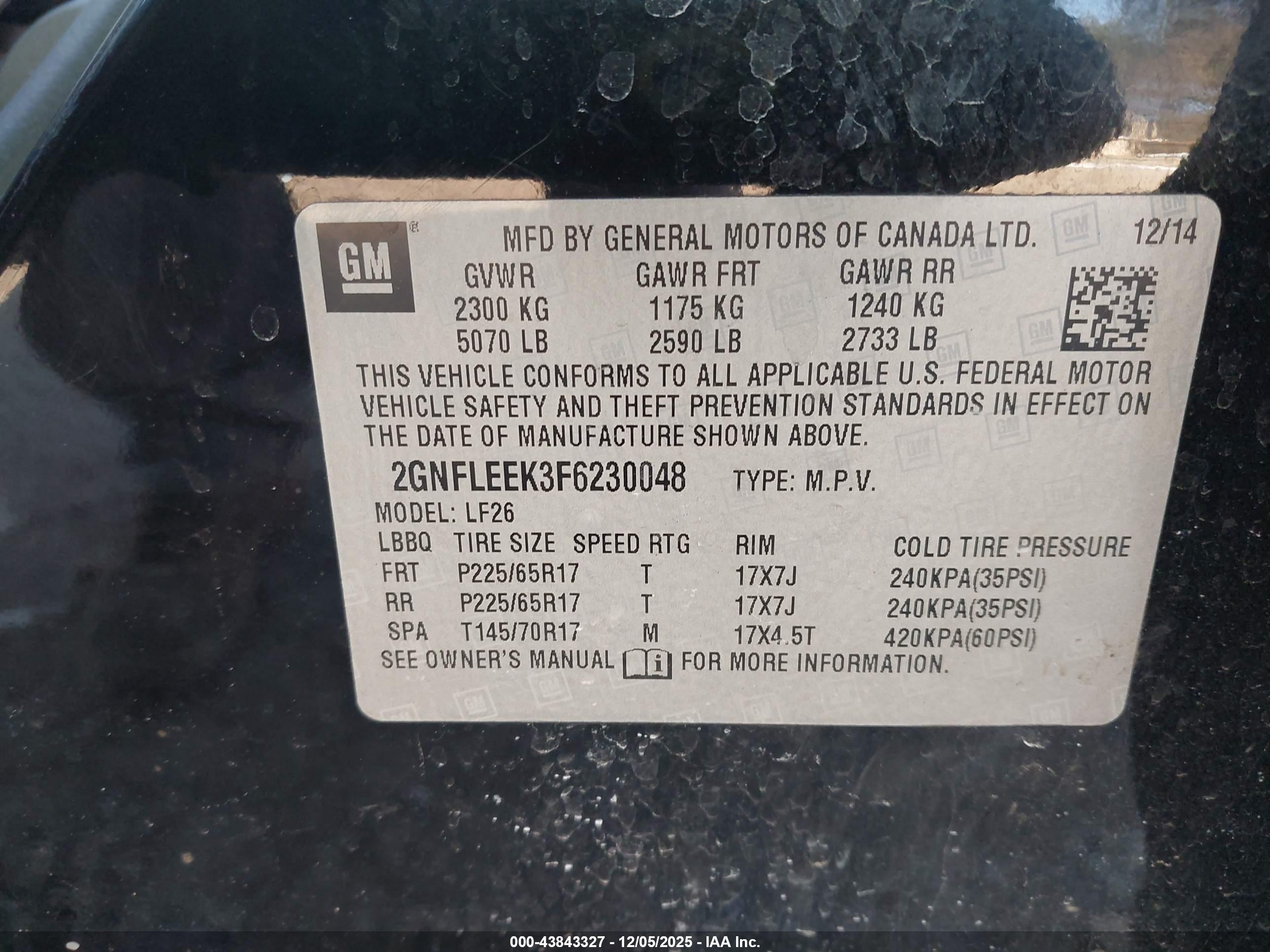 CHEVROLET EQUINOX image 9