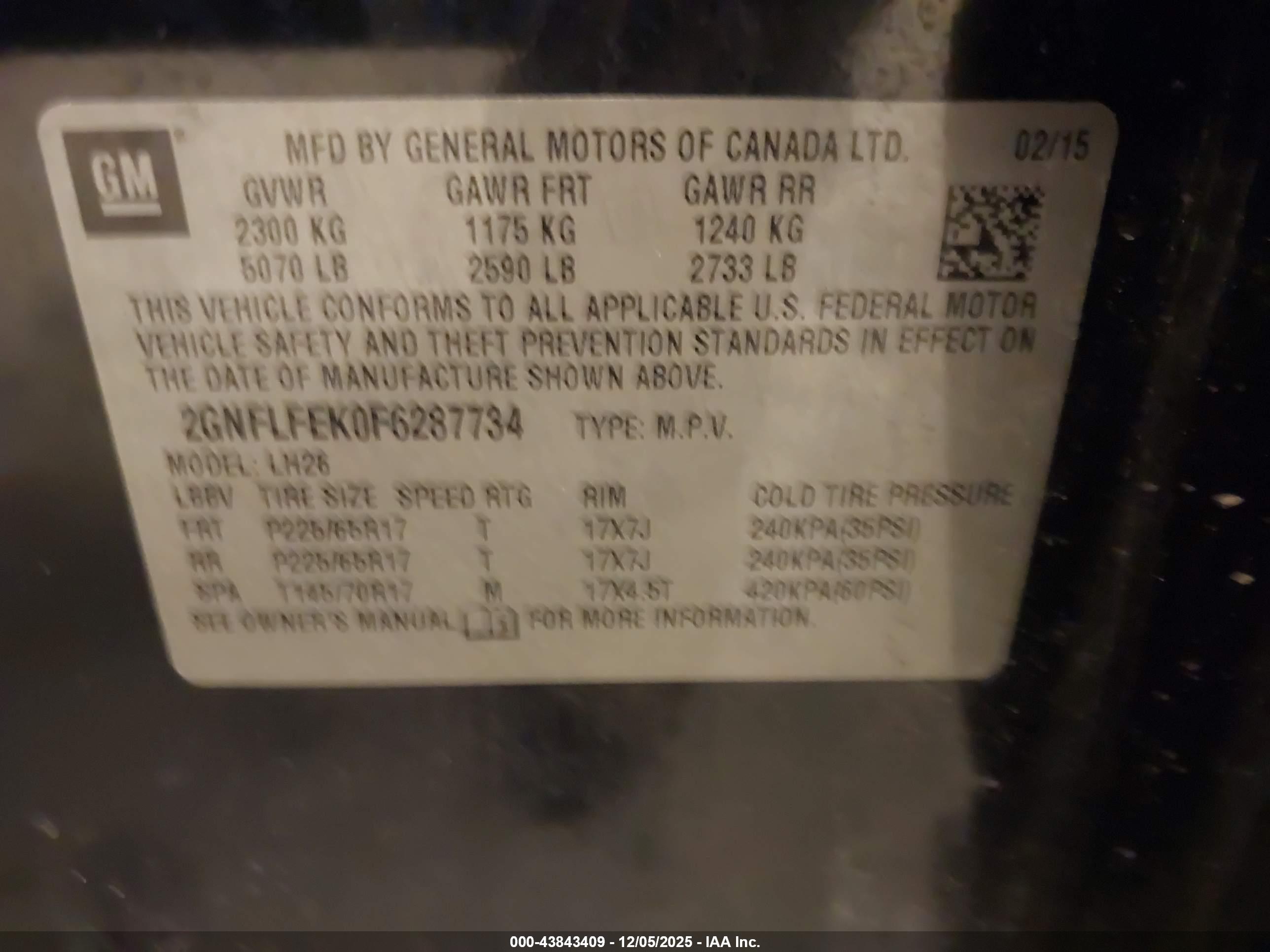CHEVROLET EQUINOX image 9