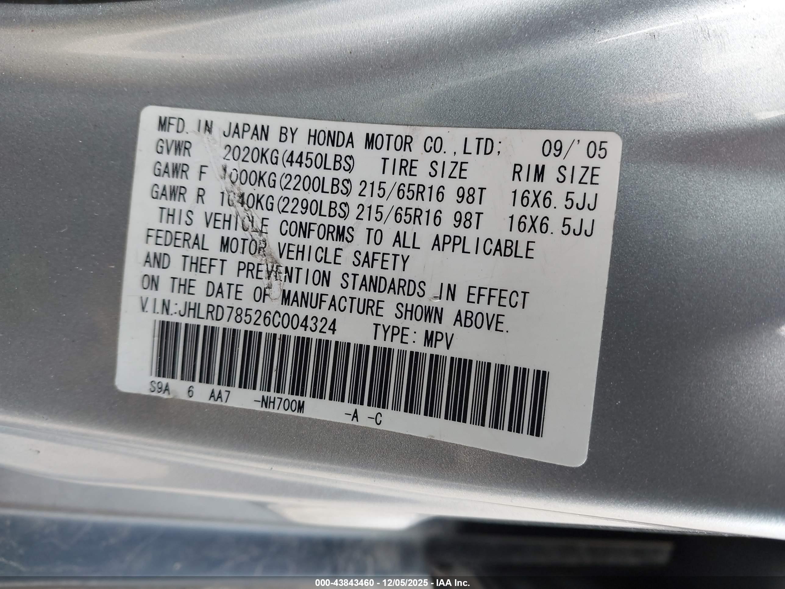 HONDA CR-V image 9