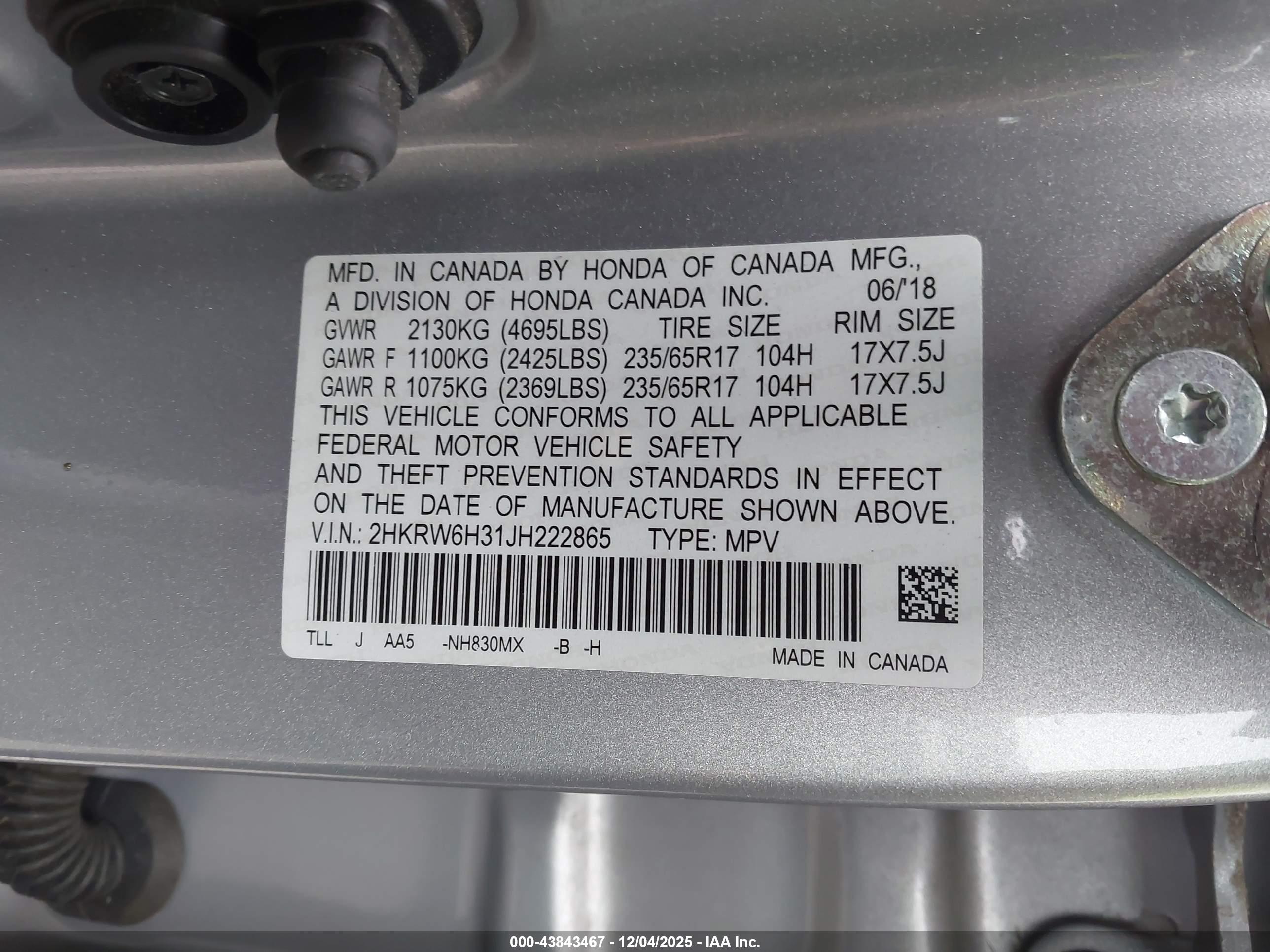 HONDA CR-V image 9