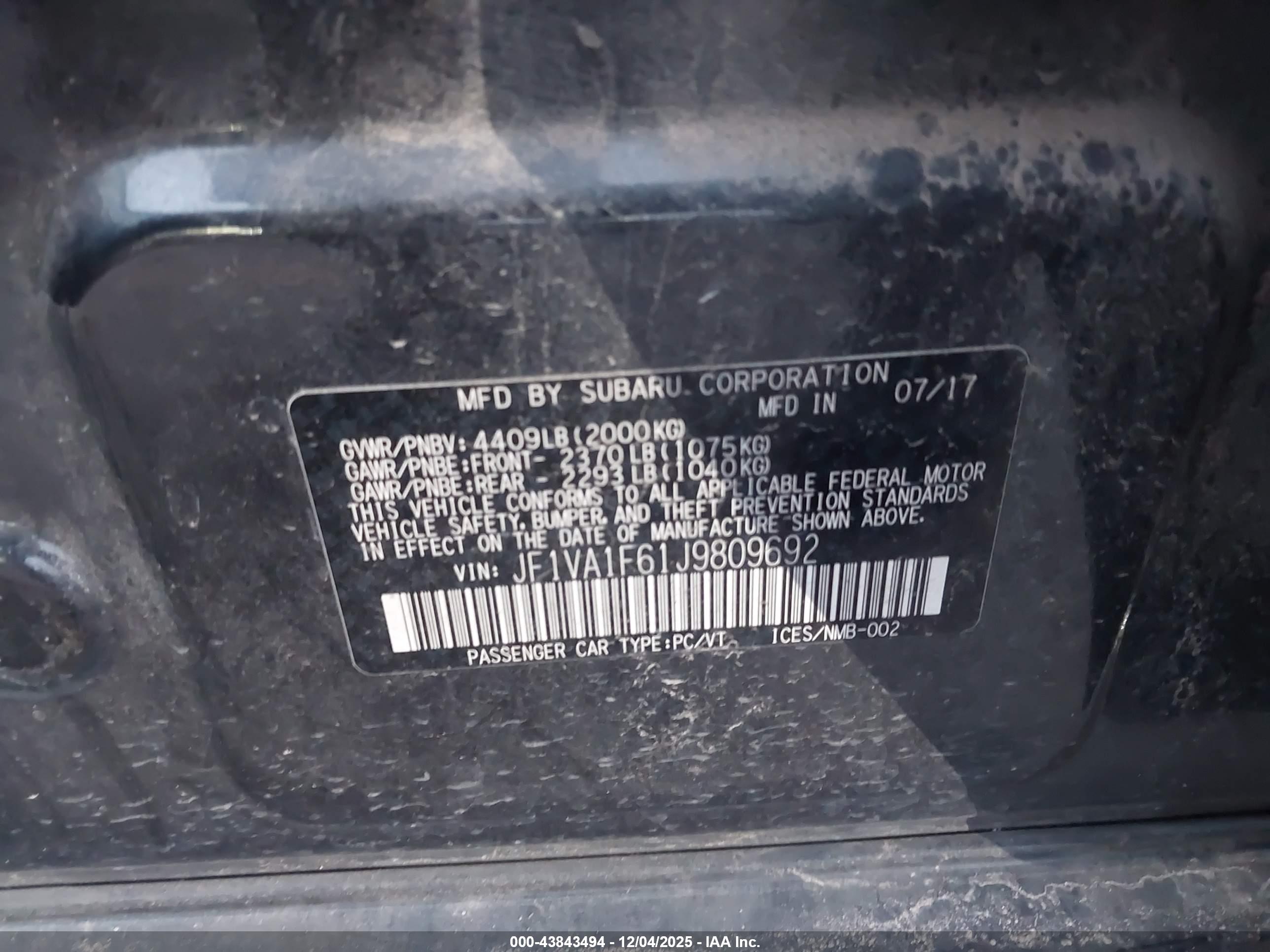 SUBARU WRX image 9