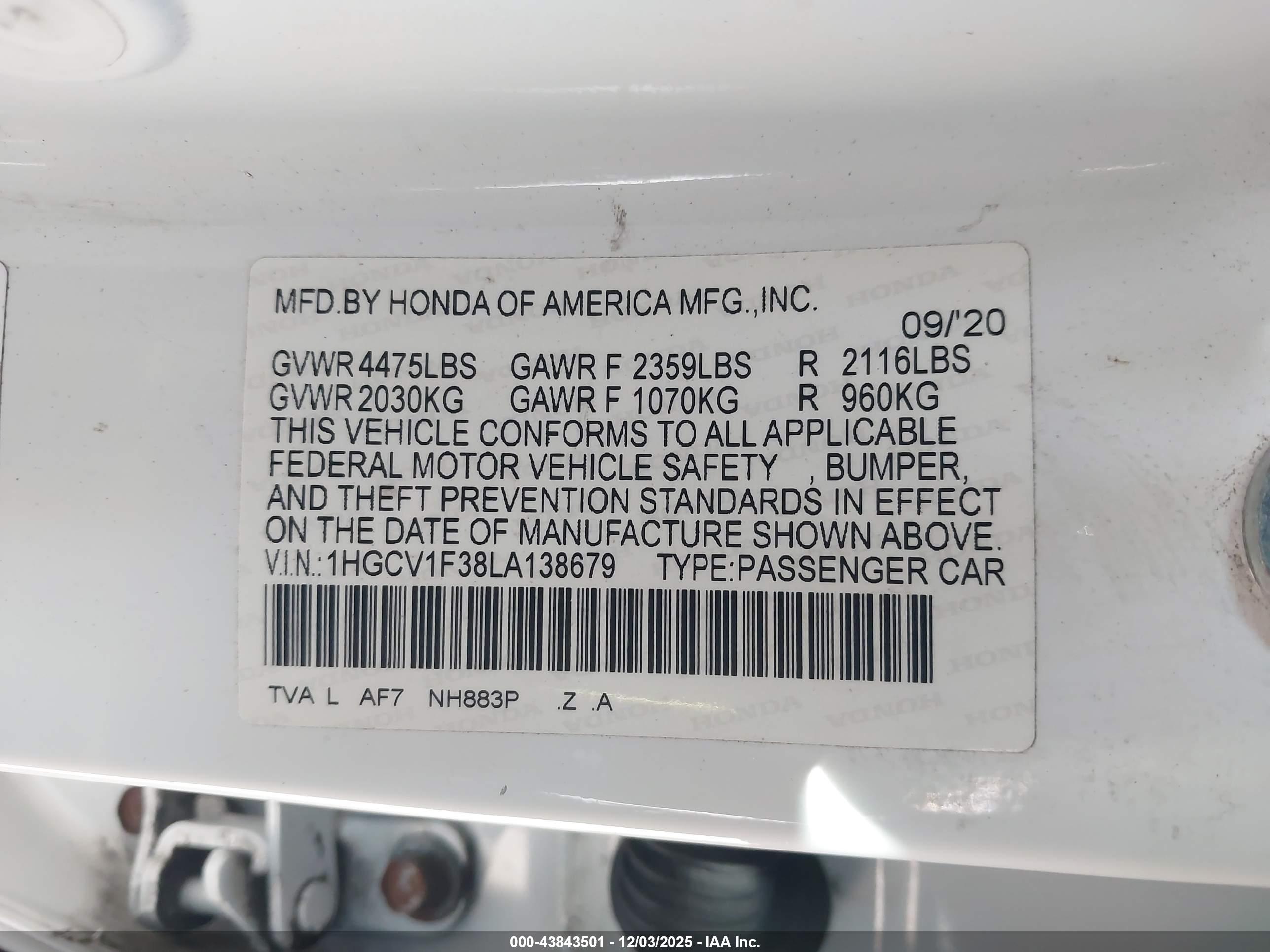 HONDA ACCORD image 9