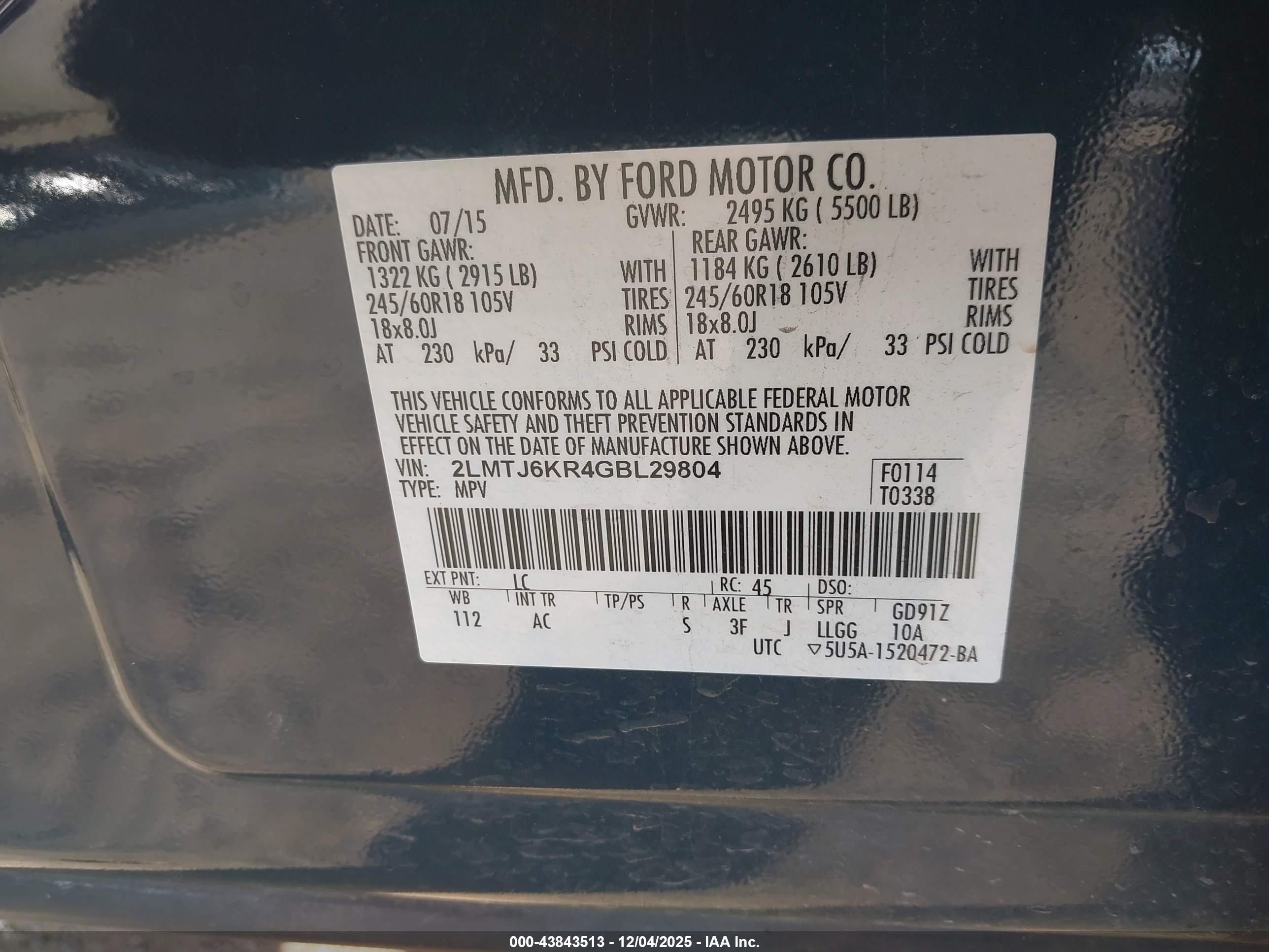 LINCOLN MKX image 9
