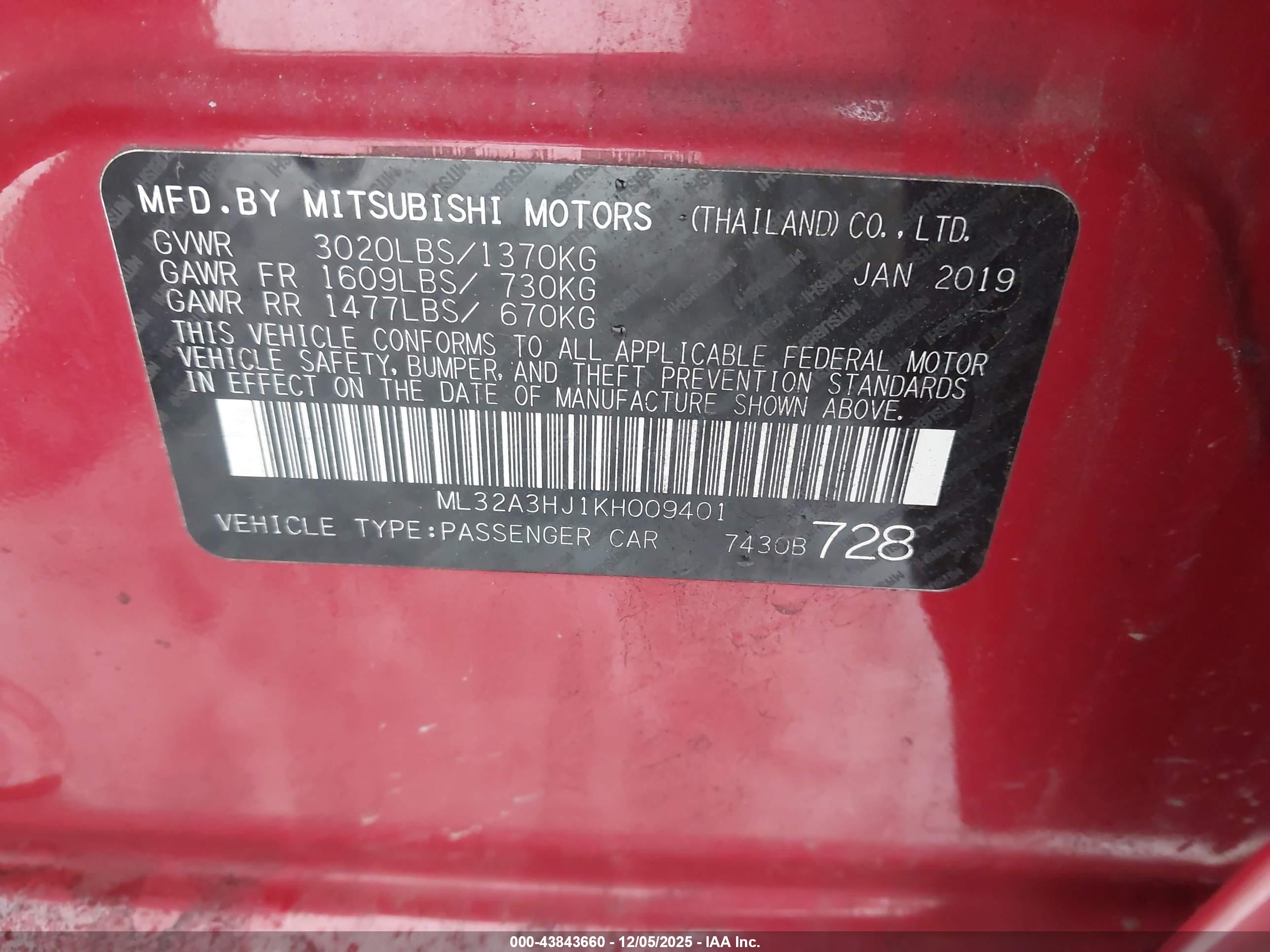 MITSUBISHI MIRAGE image 9