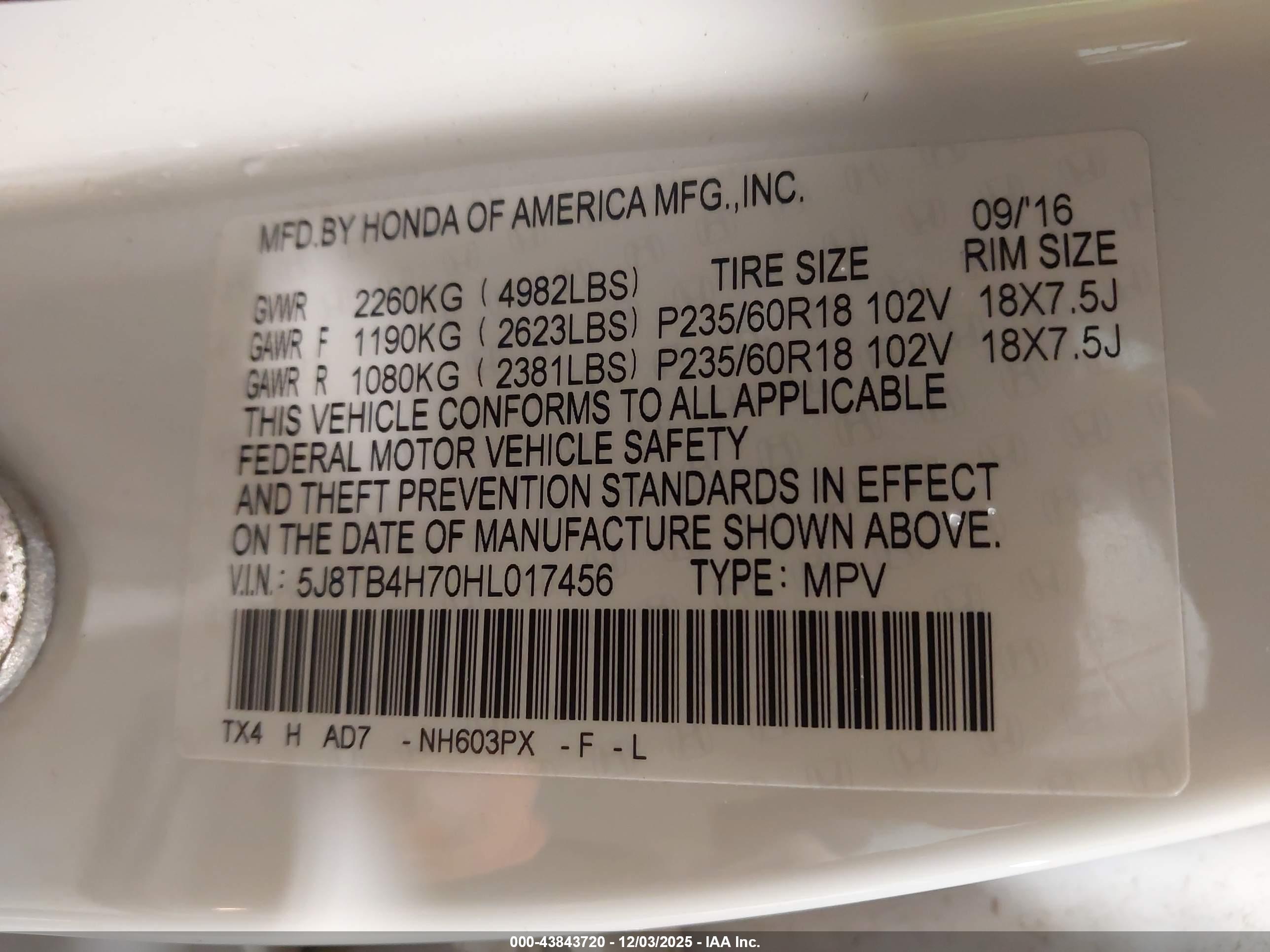 ACURA RDX image 9