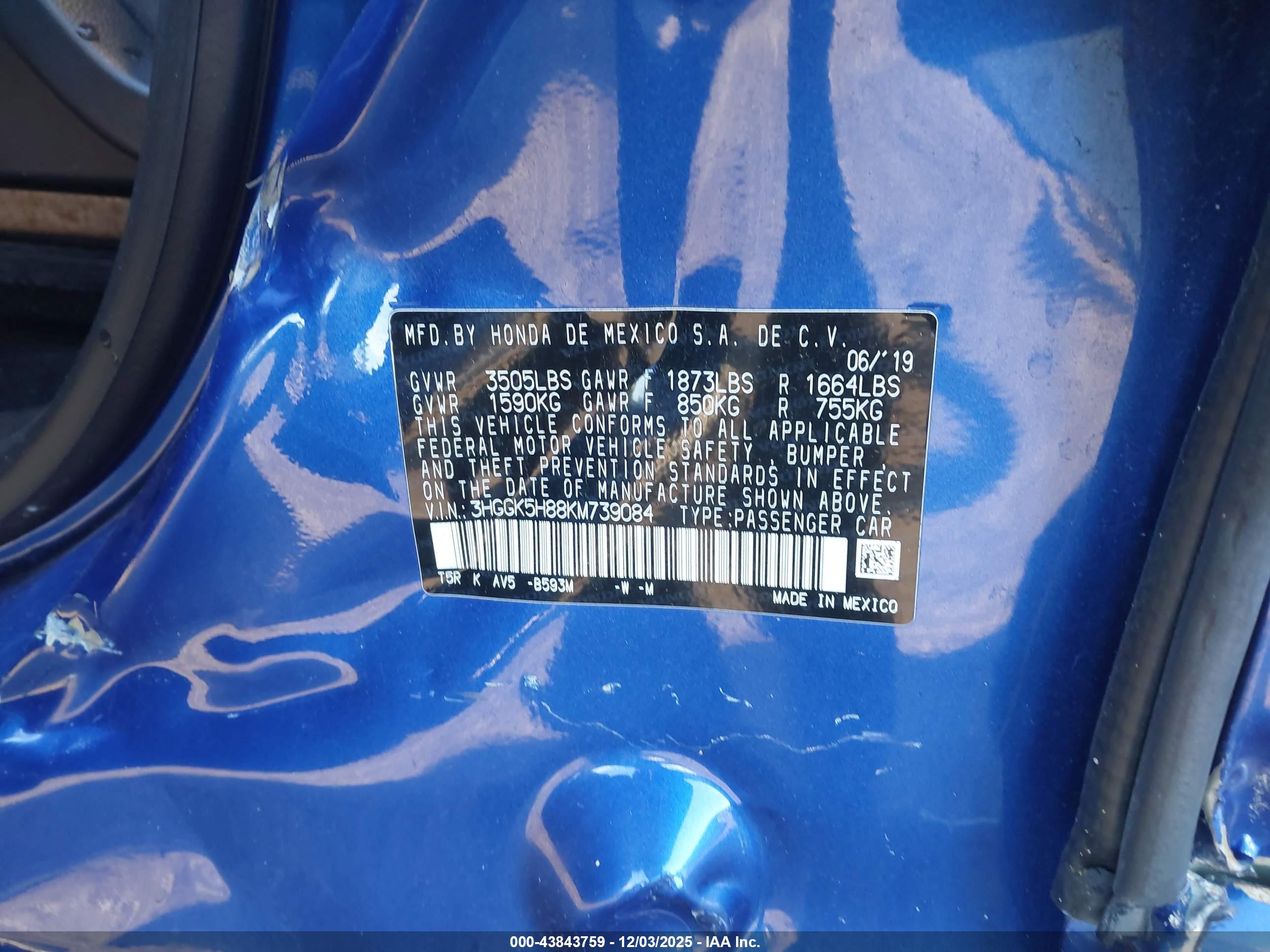 HONDA FIT image 9