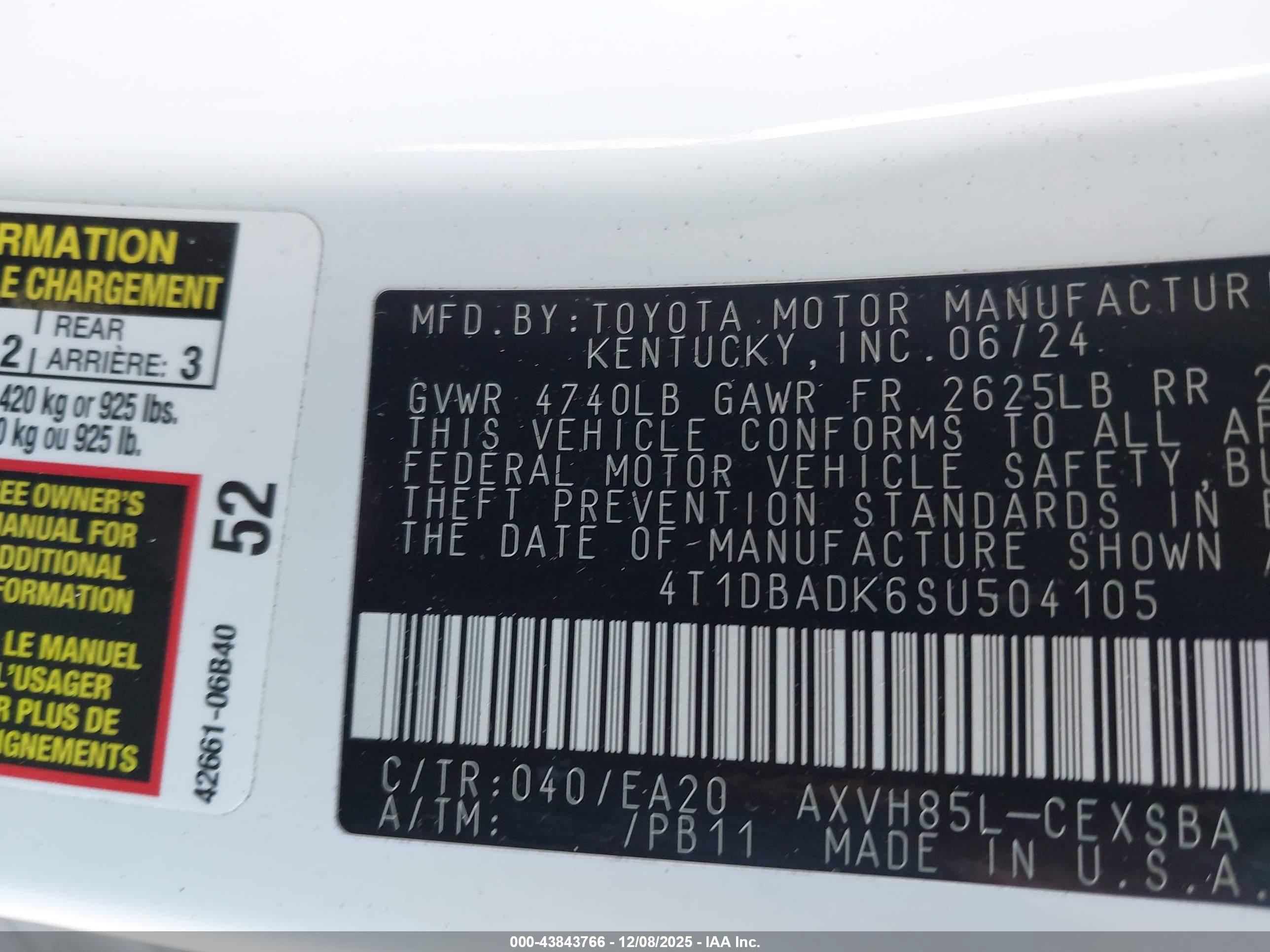 TOYOTA CAMRY image 9