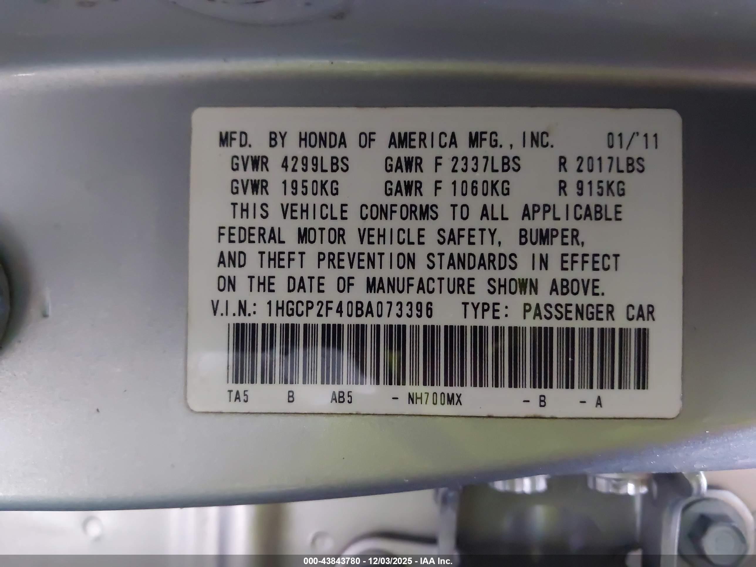 HONDA ACCORD image 9