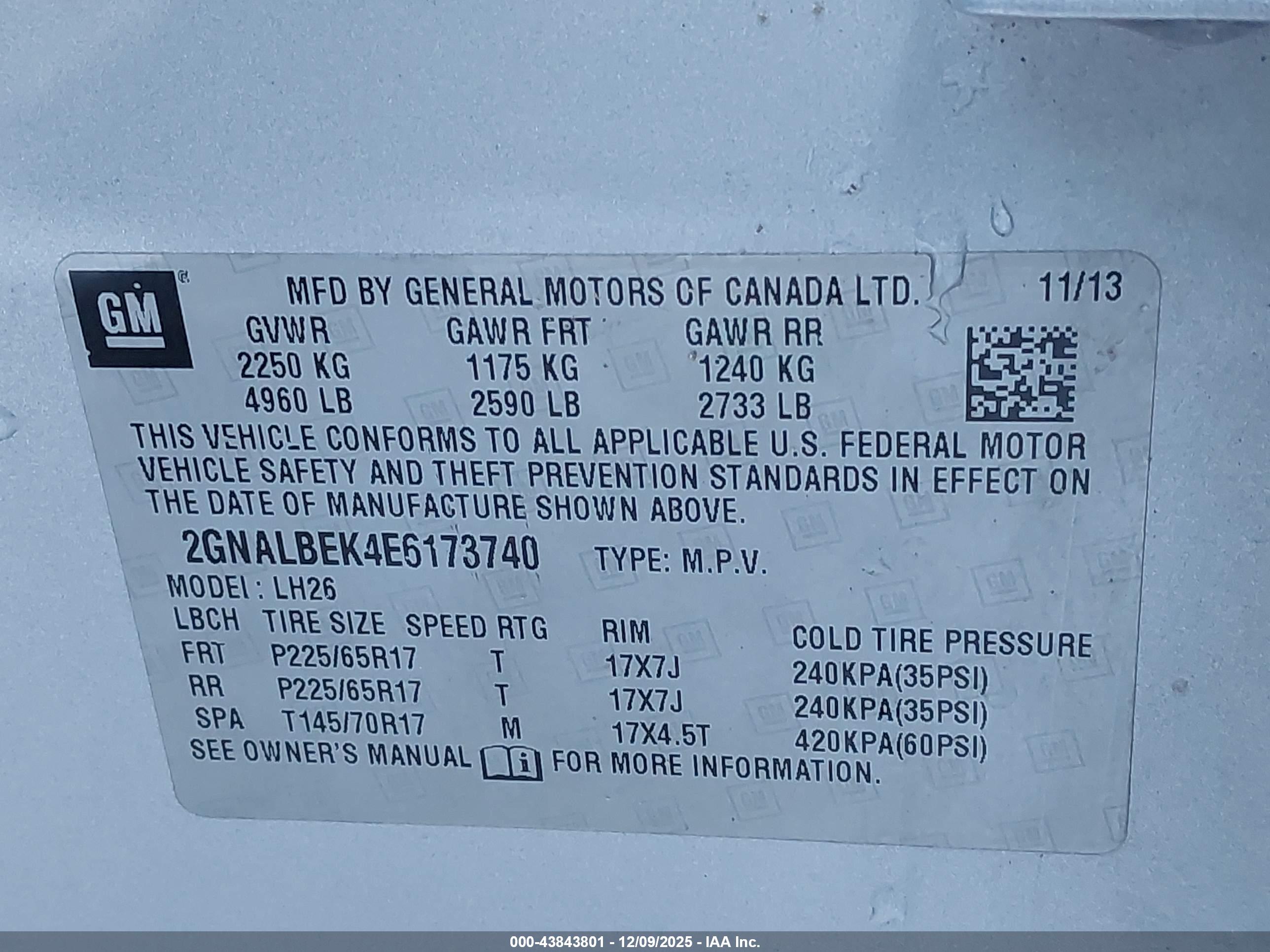 CHEVROLET EQUINOX image 9
