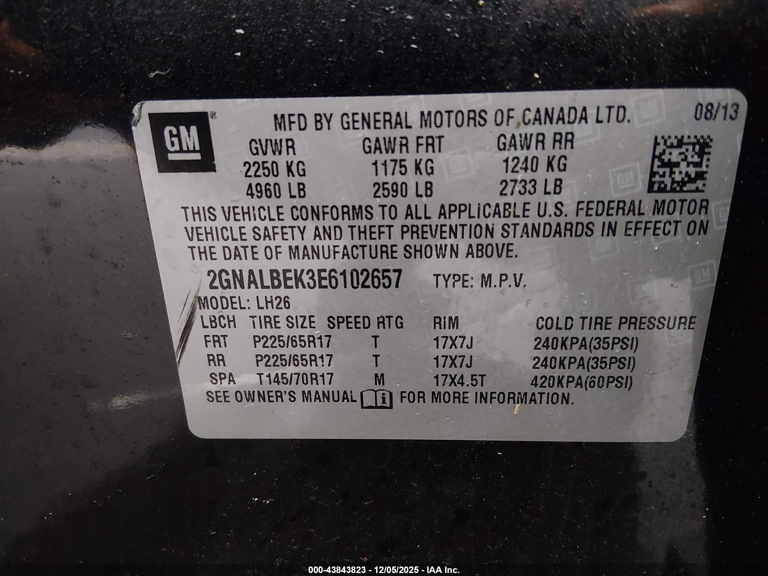 CHEVROLET EQUINOX image 9