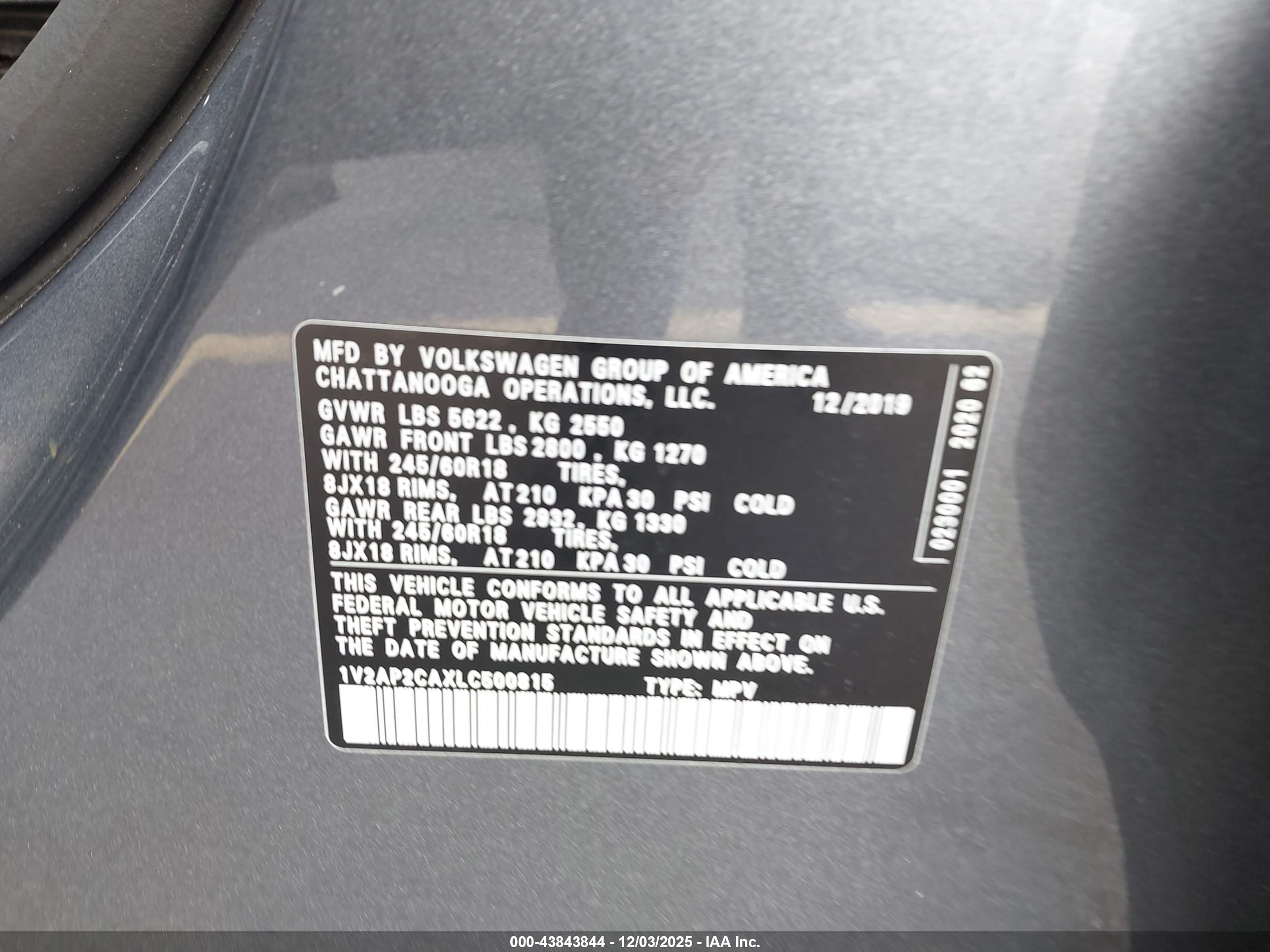 VOLKSWAGEN ATLAS image 9