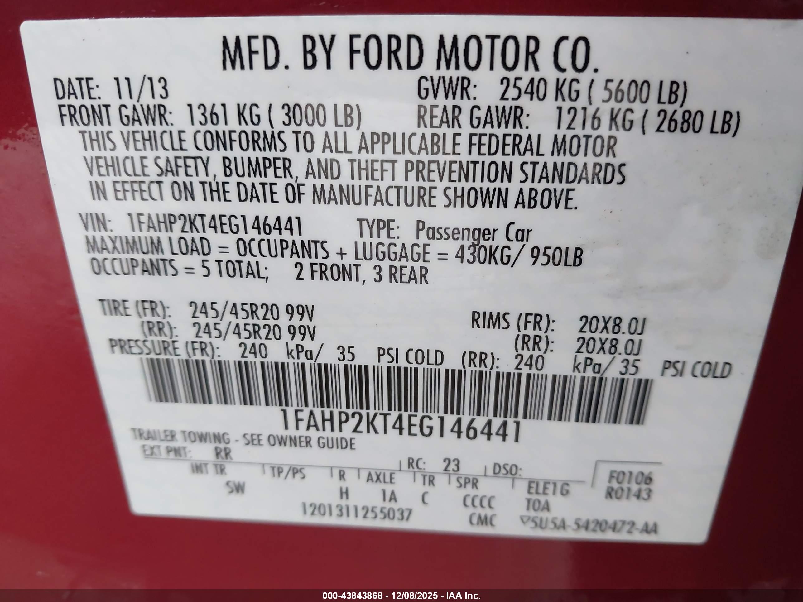 FORD TAURUS image 9