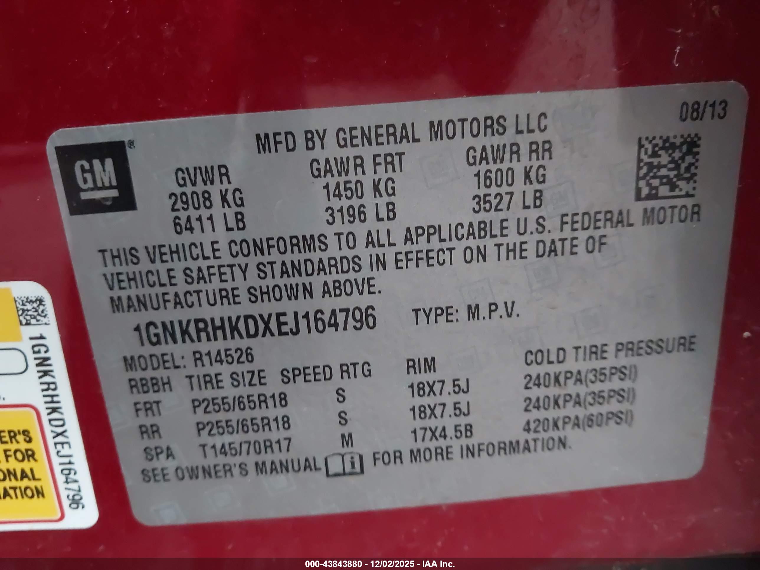 CHEVROLET TRAVERSE image 9